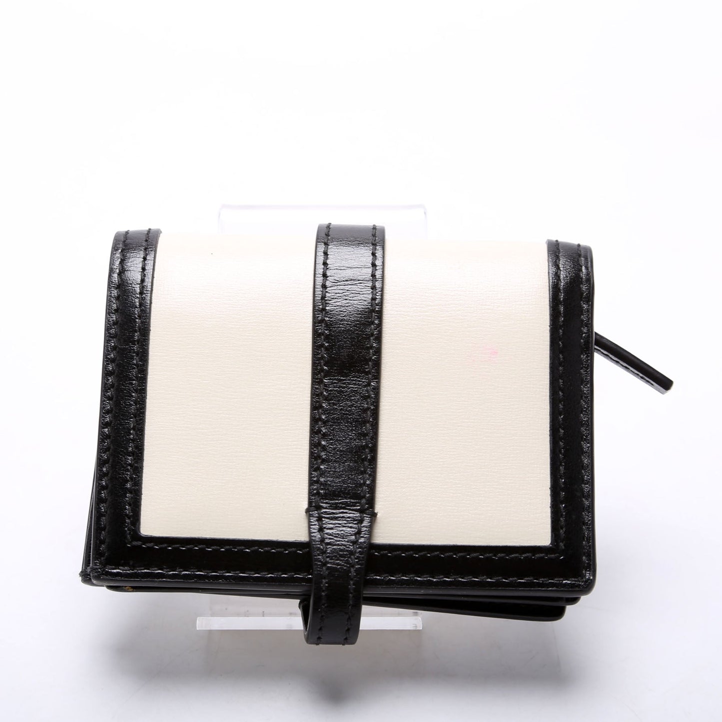 Gucci  Leather Jackie Wallet Black/Cream