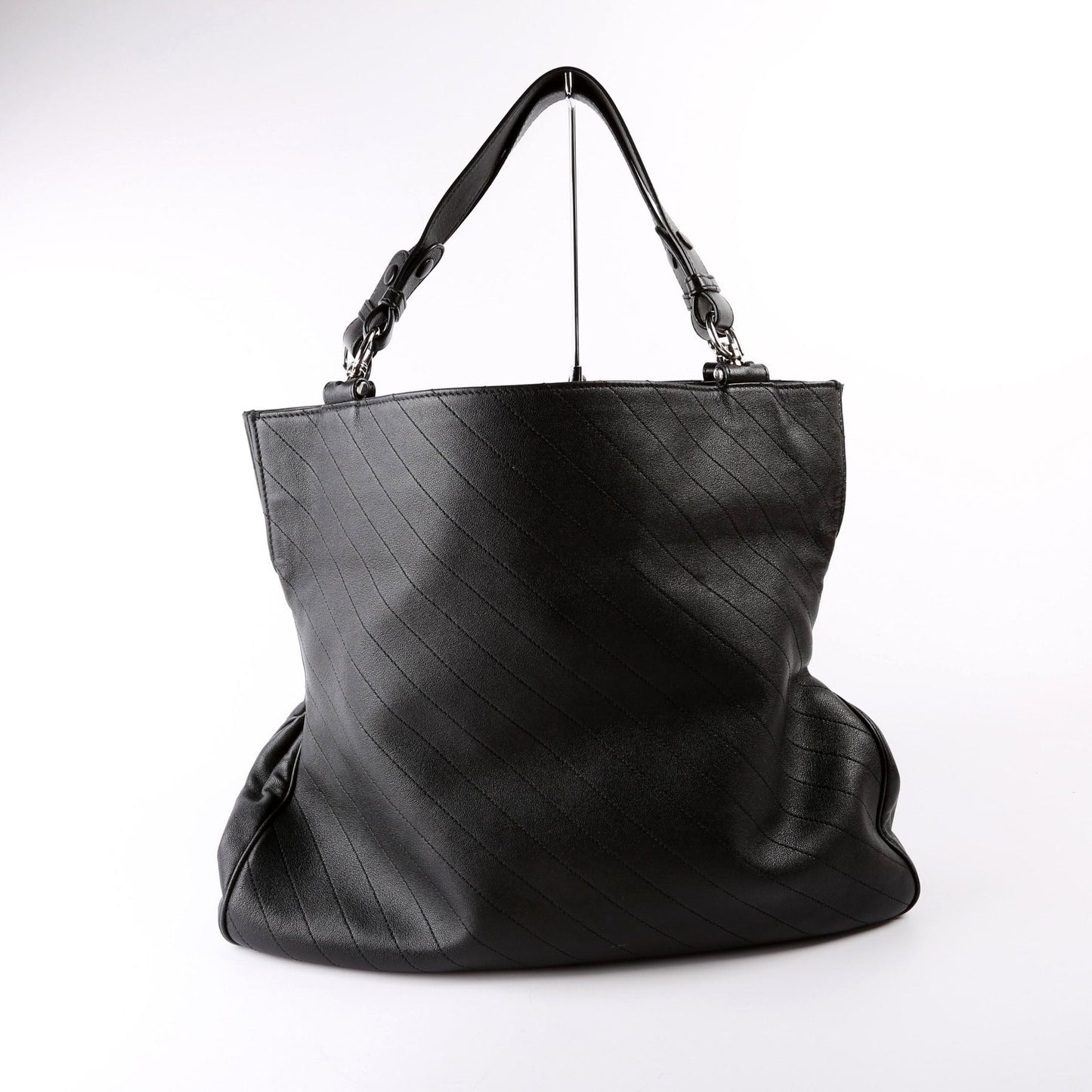 Gucci  Blondie Medium Leather Tote Black