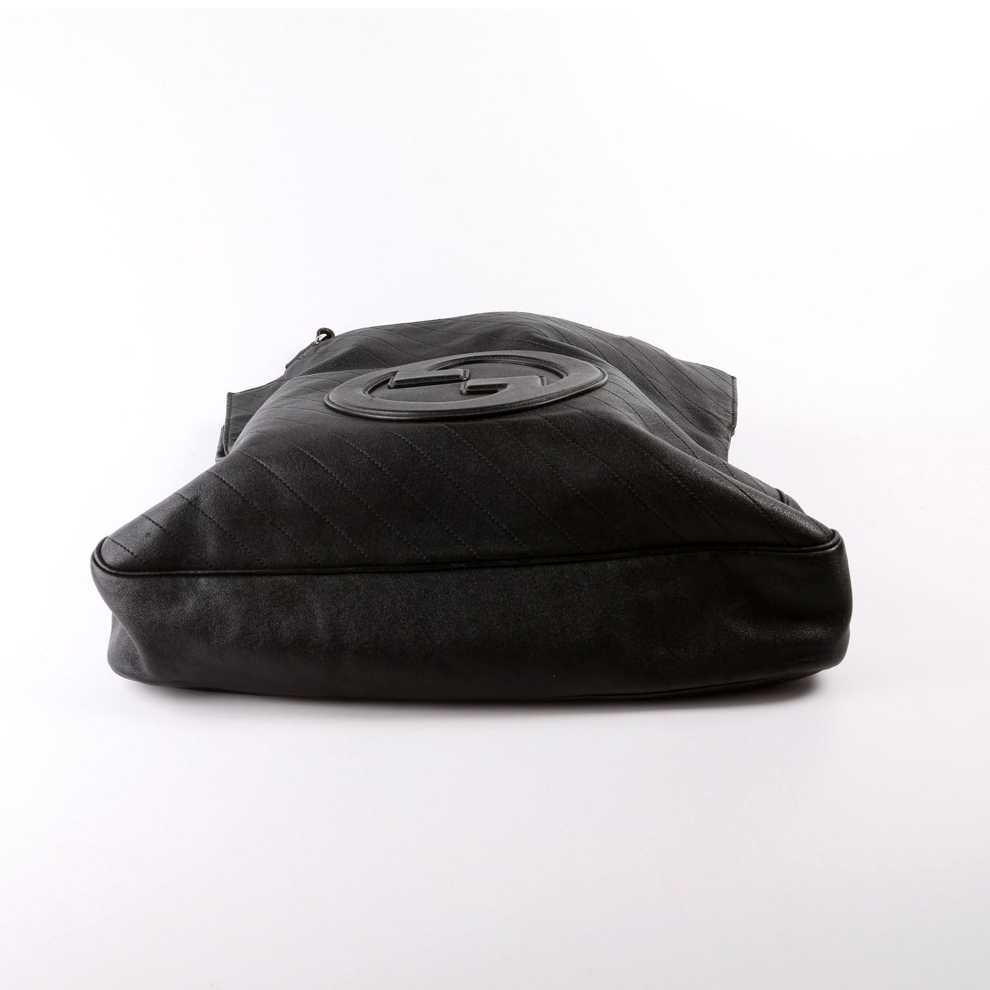 Gucci  Blondie Medium Leather Tote Black