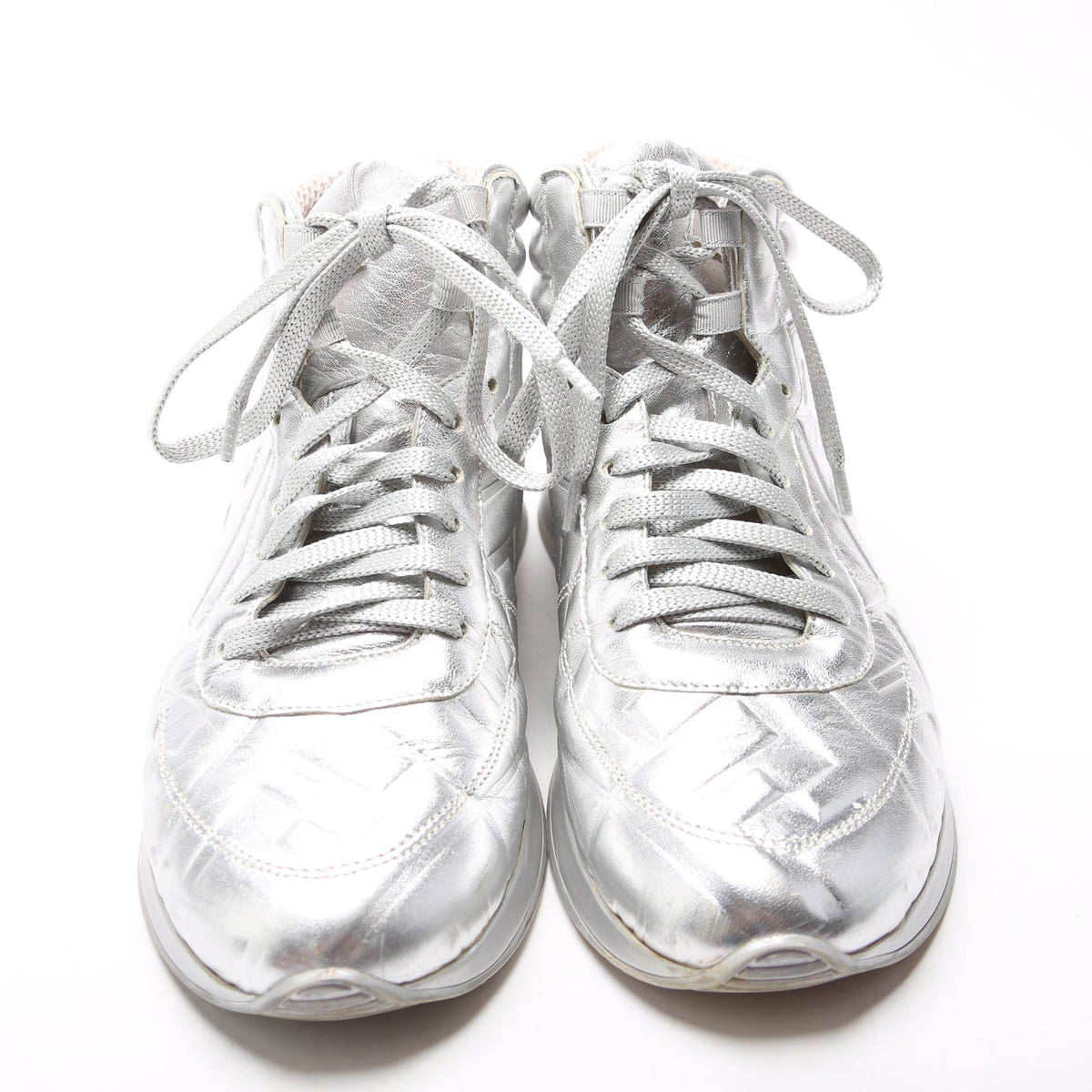 X Nicki Minaj FF Embossed High Top Sneakers Size 37