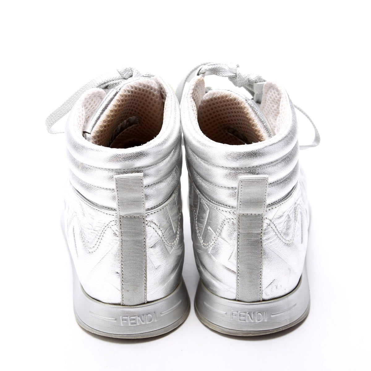 X Nicki Minaj FF Embossed High Top Sneakers Size 37