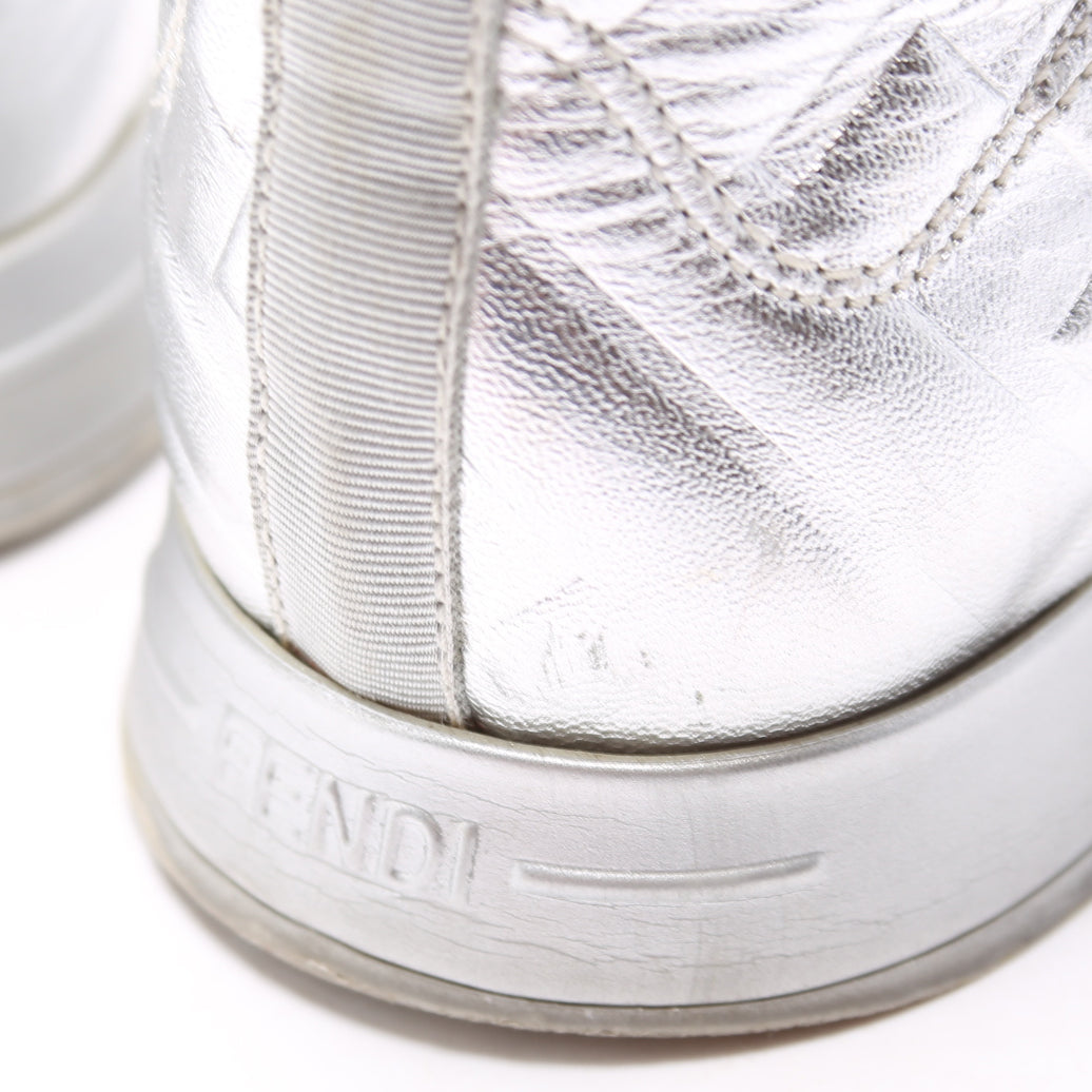 X Nicki Minaj FF Embossed High Top Sneakers Size 37