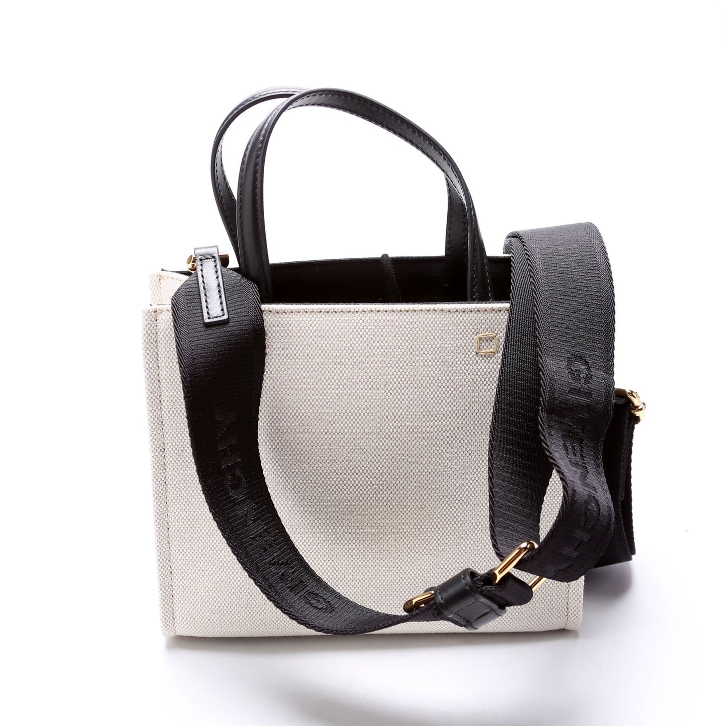 Mini G-Tote Canvas Shopping Tote White