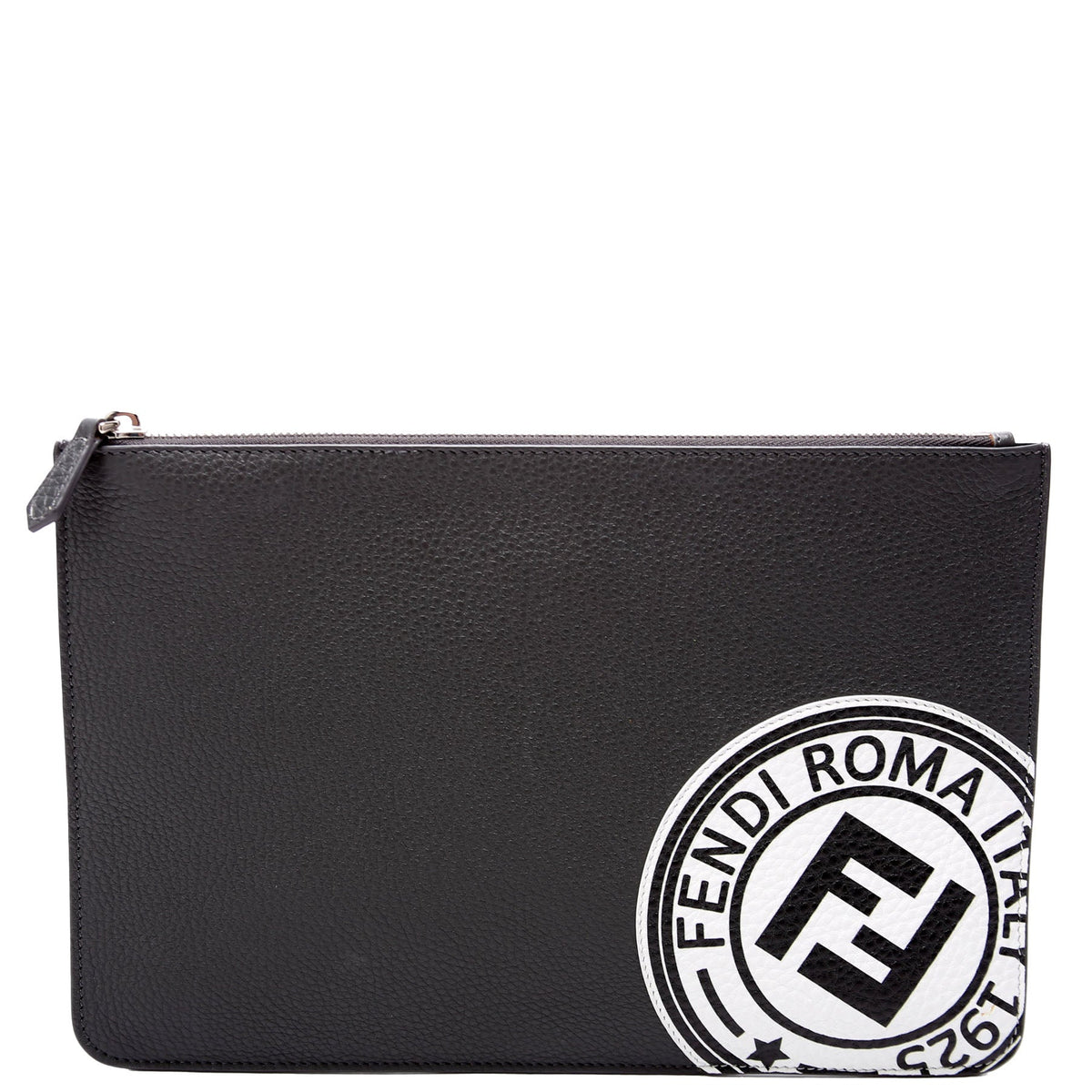 7N0078 FF Roma Clutch Grey