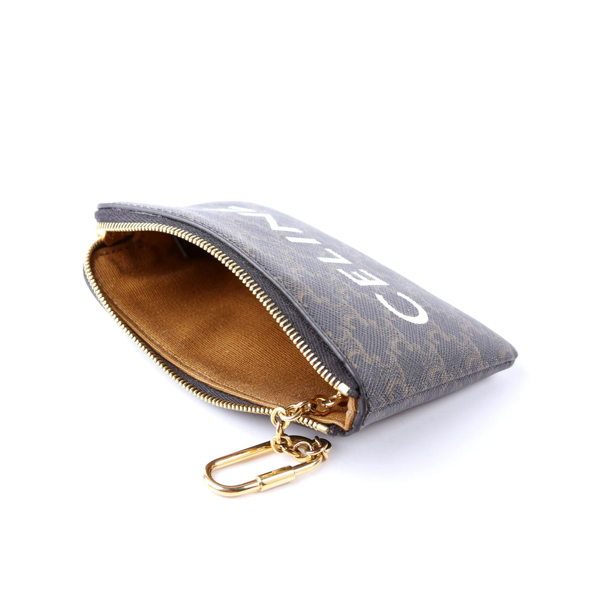 Coin Card Pouch Triomphe Canvas Brown