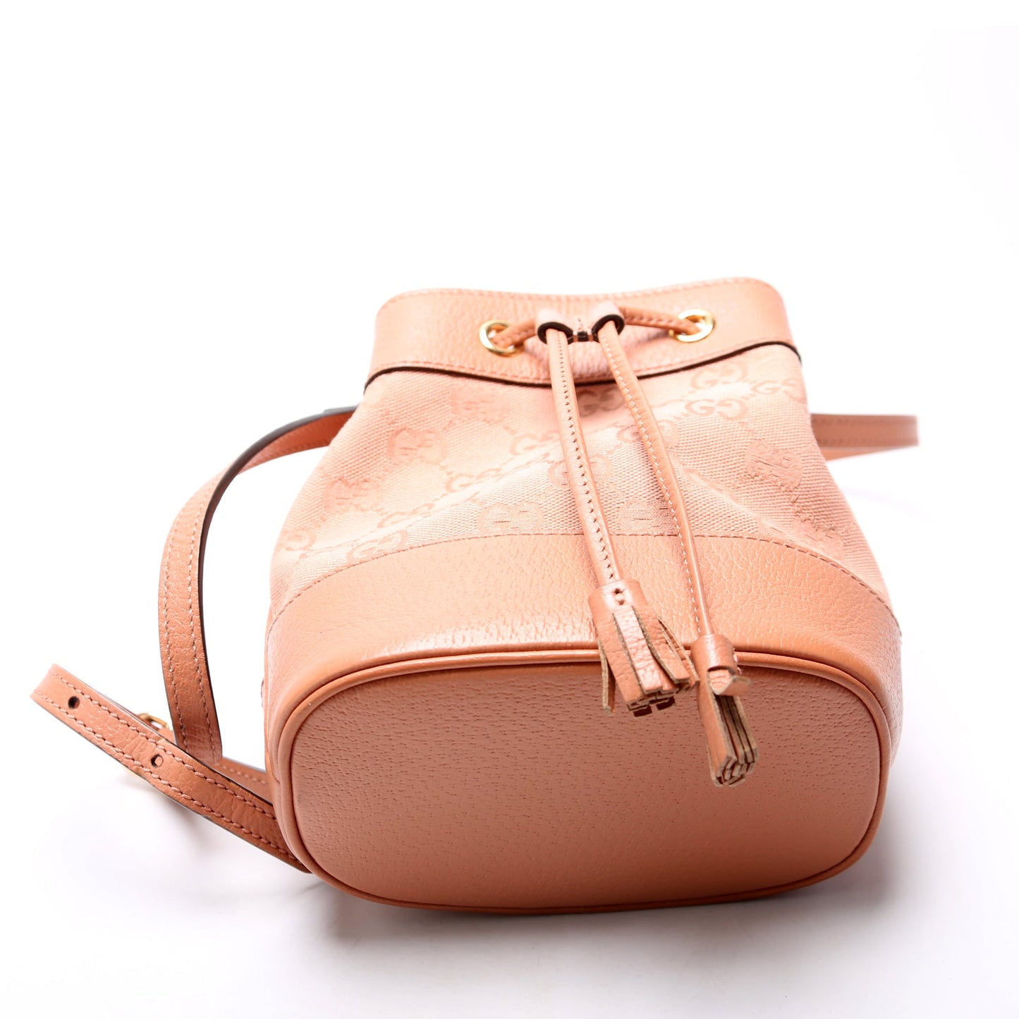 Gucci  GG Canvas Ophidia Mini Bucket Pink