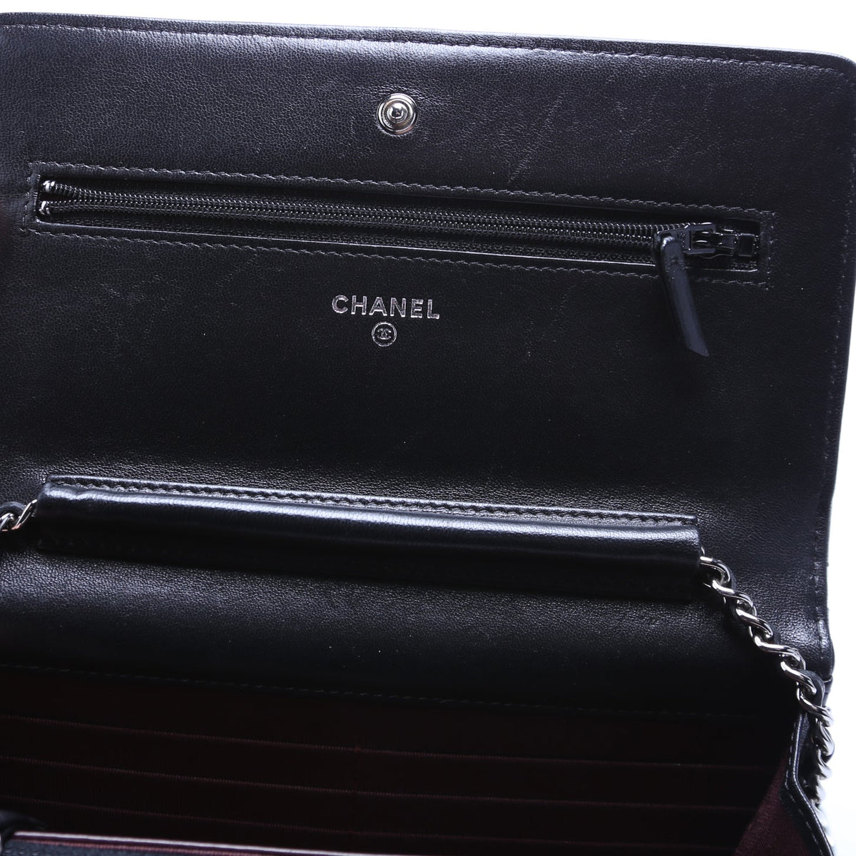 WOC Classic Quilted Lambskin Black