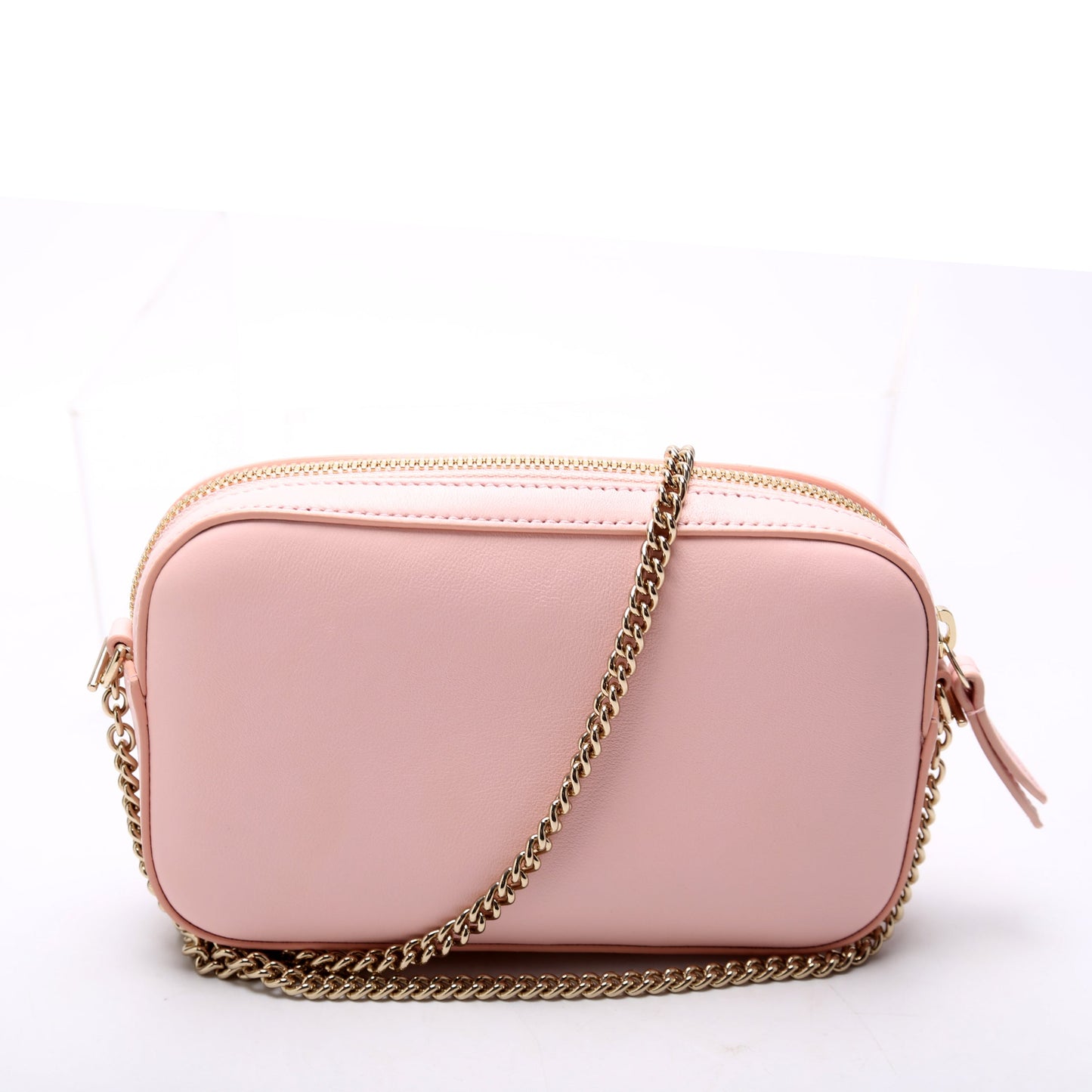 Gucci  GG Marmont Leather Super Mini Shoulder Bag Pink