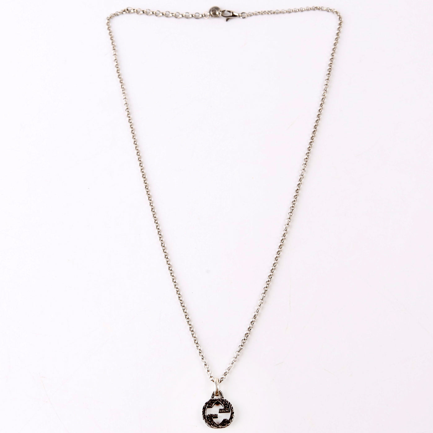 Gucci Interlocking G Aged Necklace