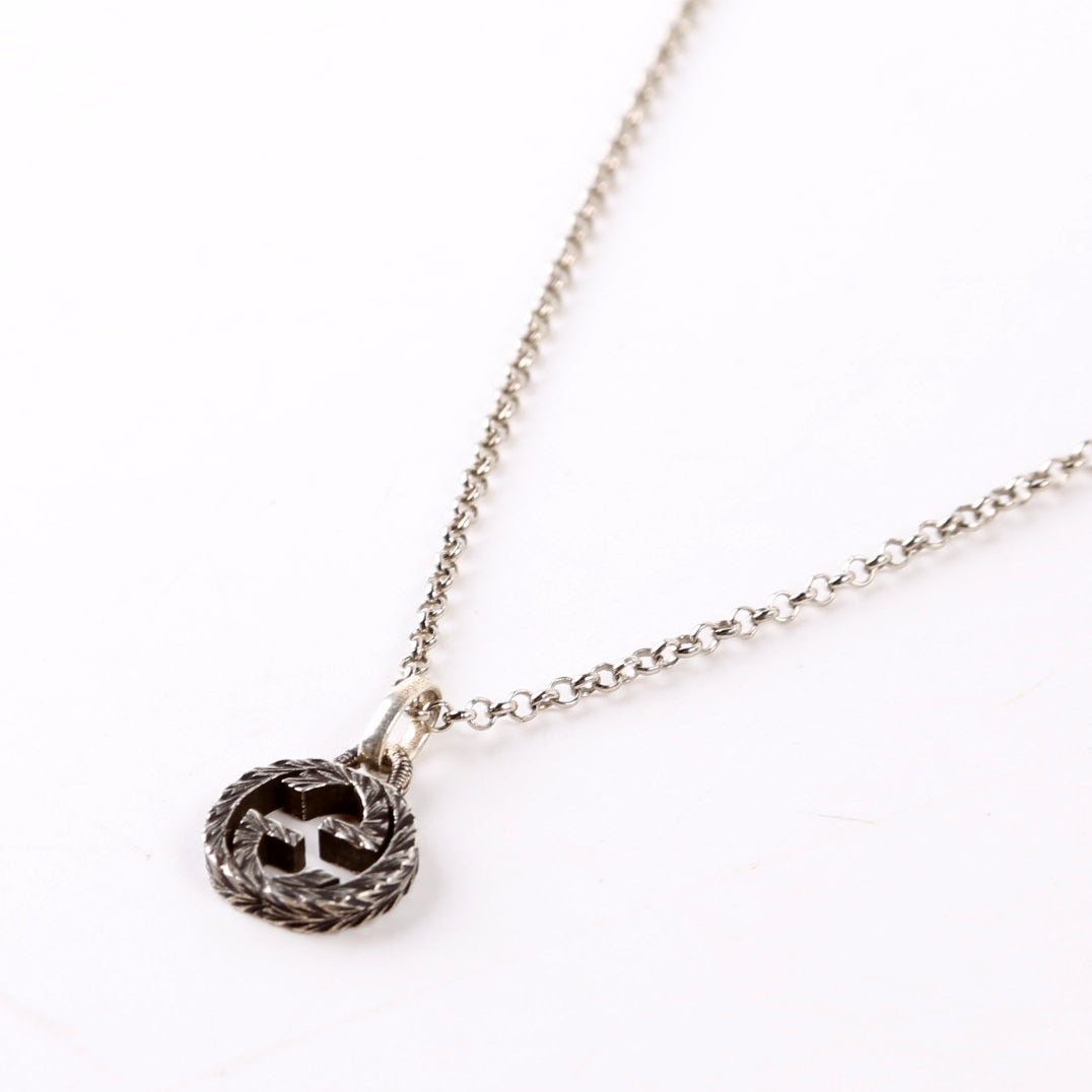 Gucci Interlocking G Aged Necklace