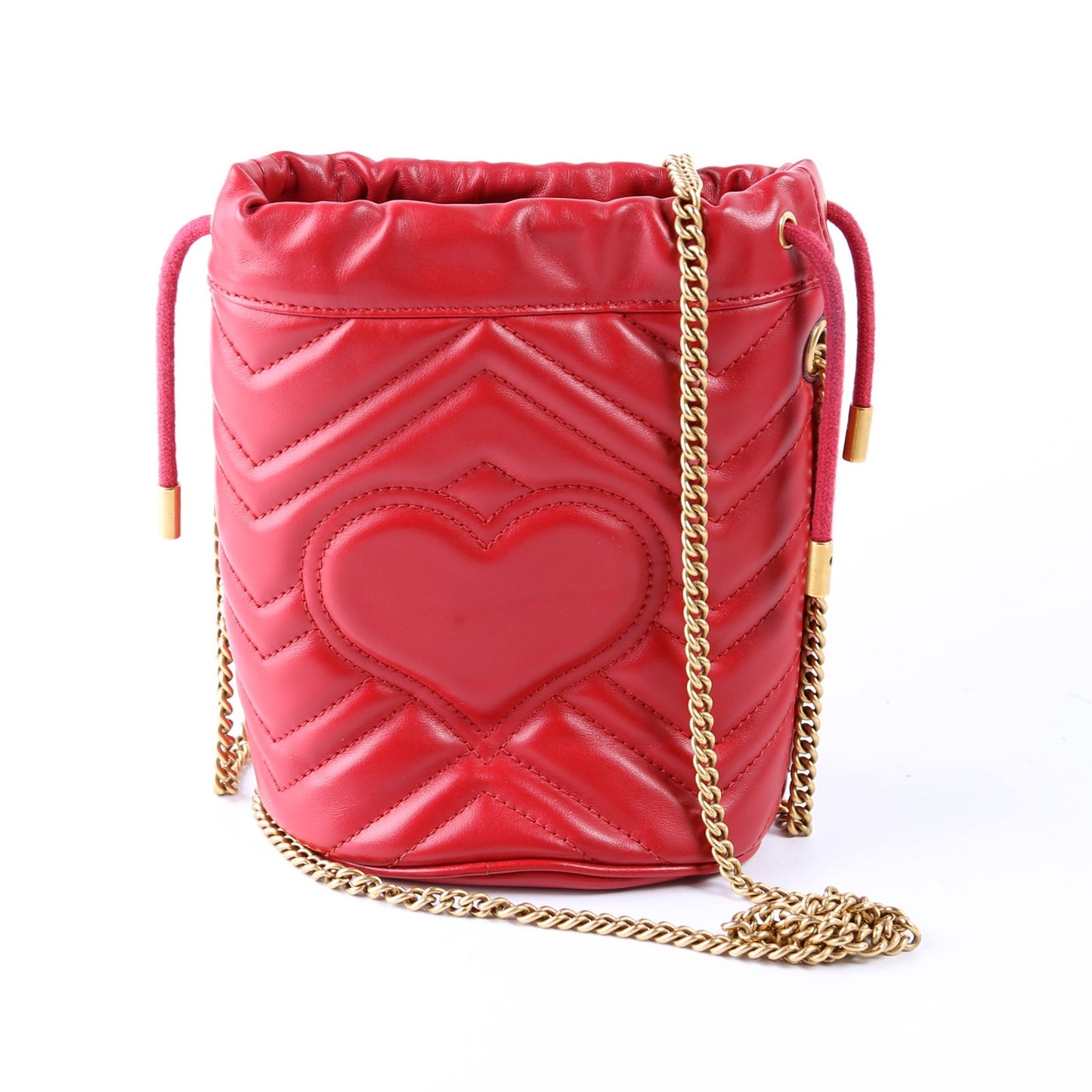 Gucci  Marmont Mini Bucket Red