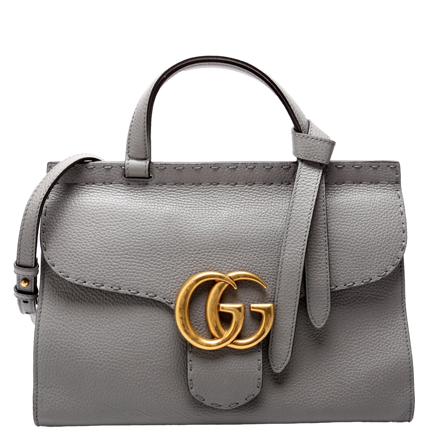 Gucci  Marmont Top Handle Small Grey