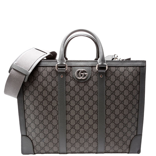 Gucci  GG Supreme Ophidia Large Tote Bag Grey