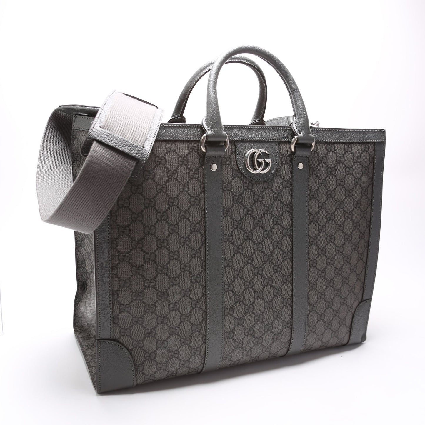 Gucci  GG Supreme Ophidia Large Tote Bag Grey