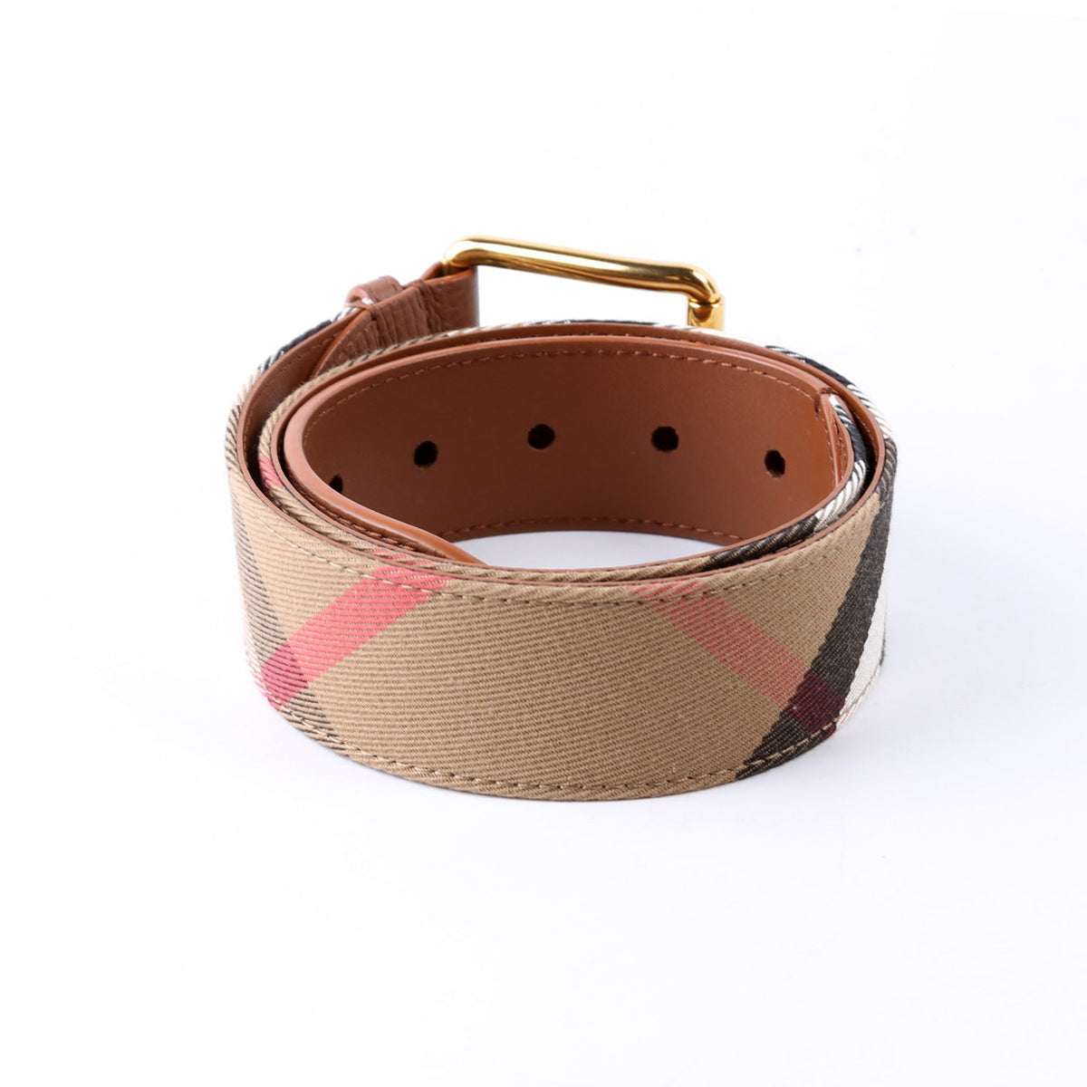 Nova Check Belt Size 75/30 Brown