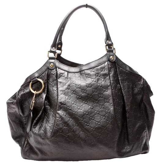 Gucci  Sukey Leather Large Black