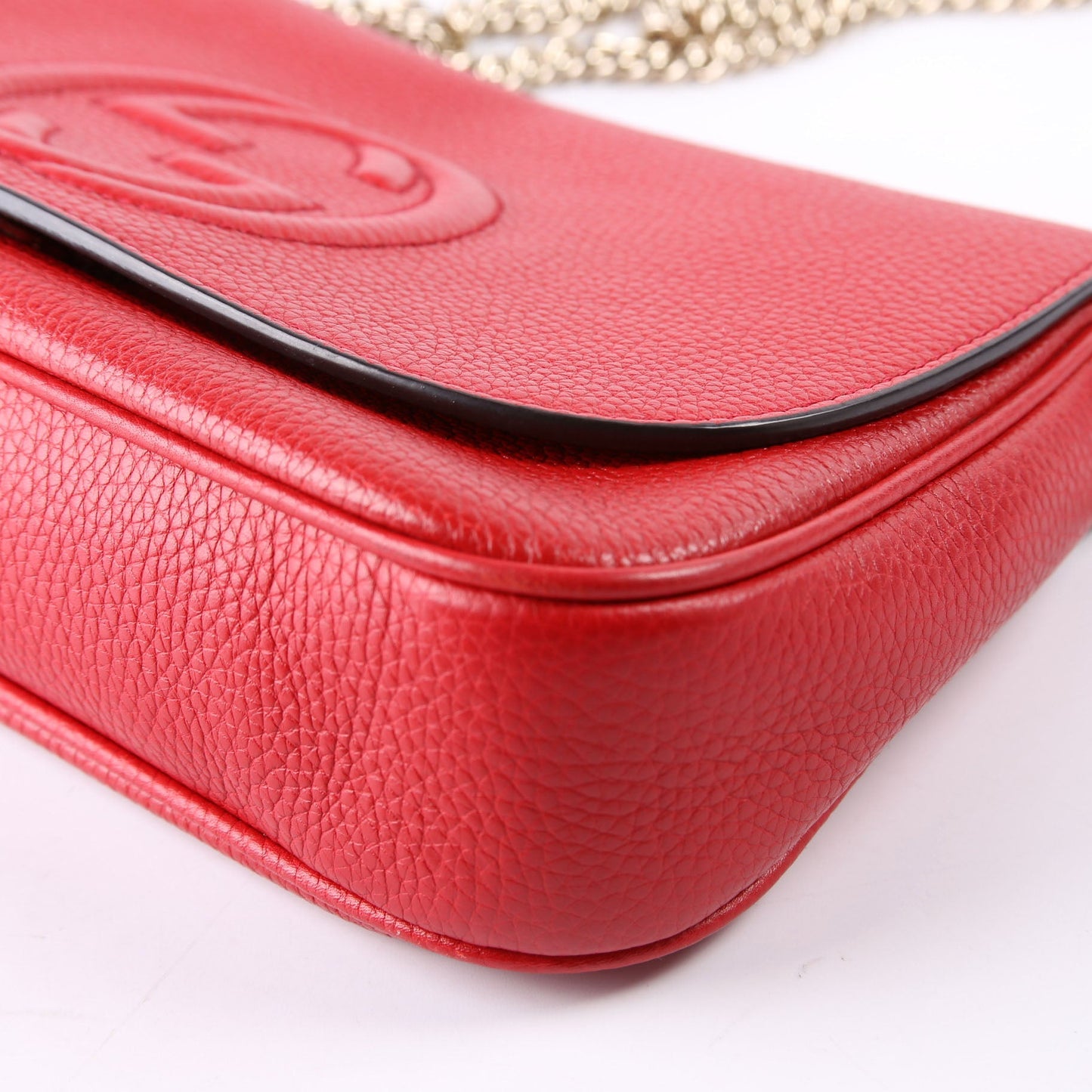 Gucci  Soho Chain Tassel Flap Red