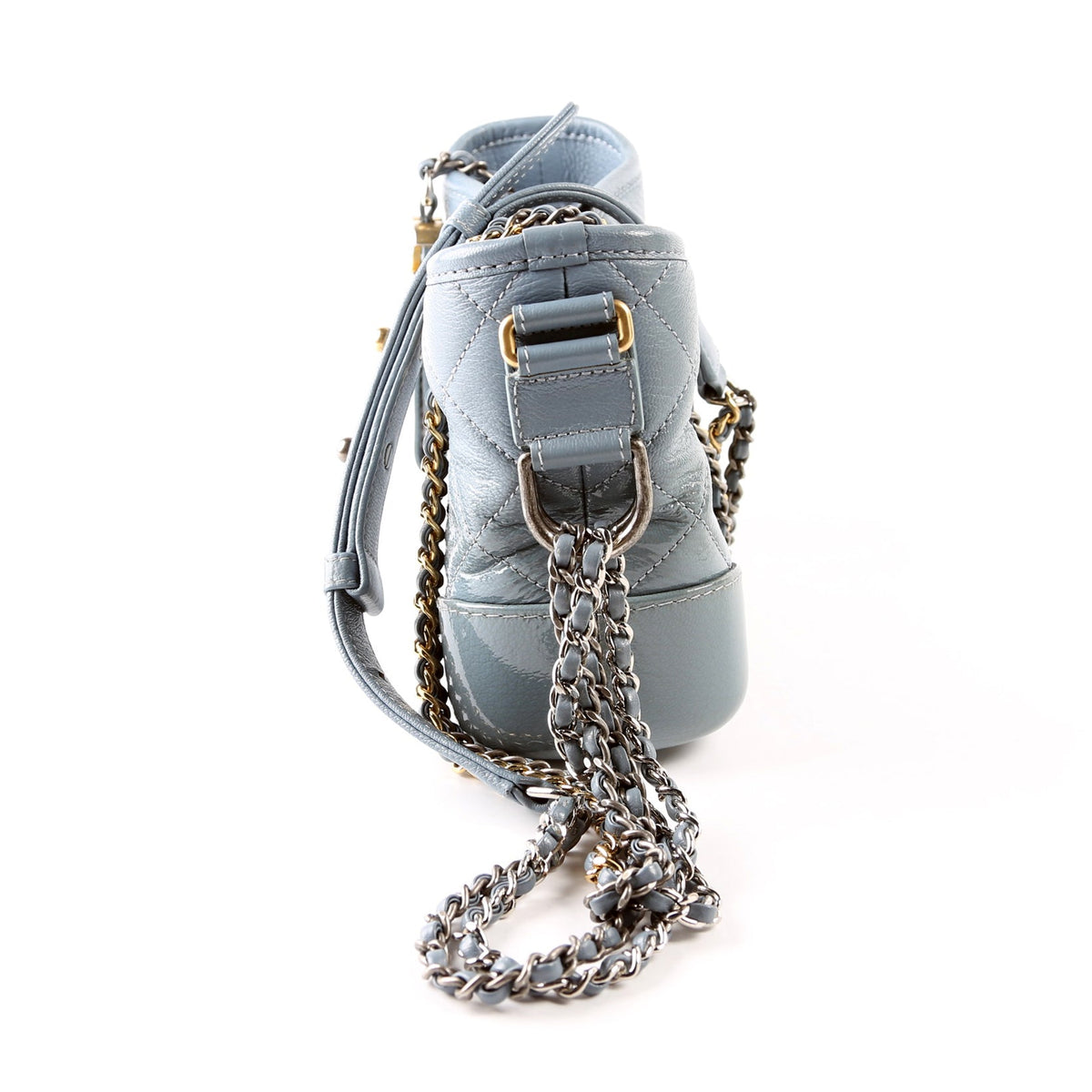 Gabrielle Hobo Small Calfskin 25M Blue