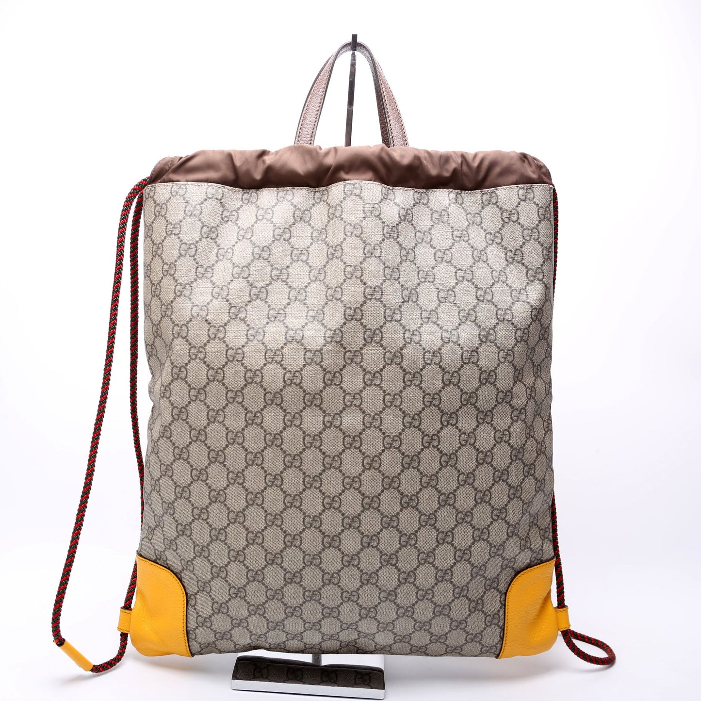 Gucci  Neo Vintage Drawstring Backpack Brown