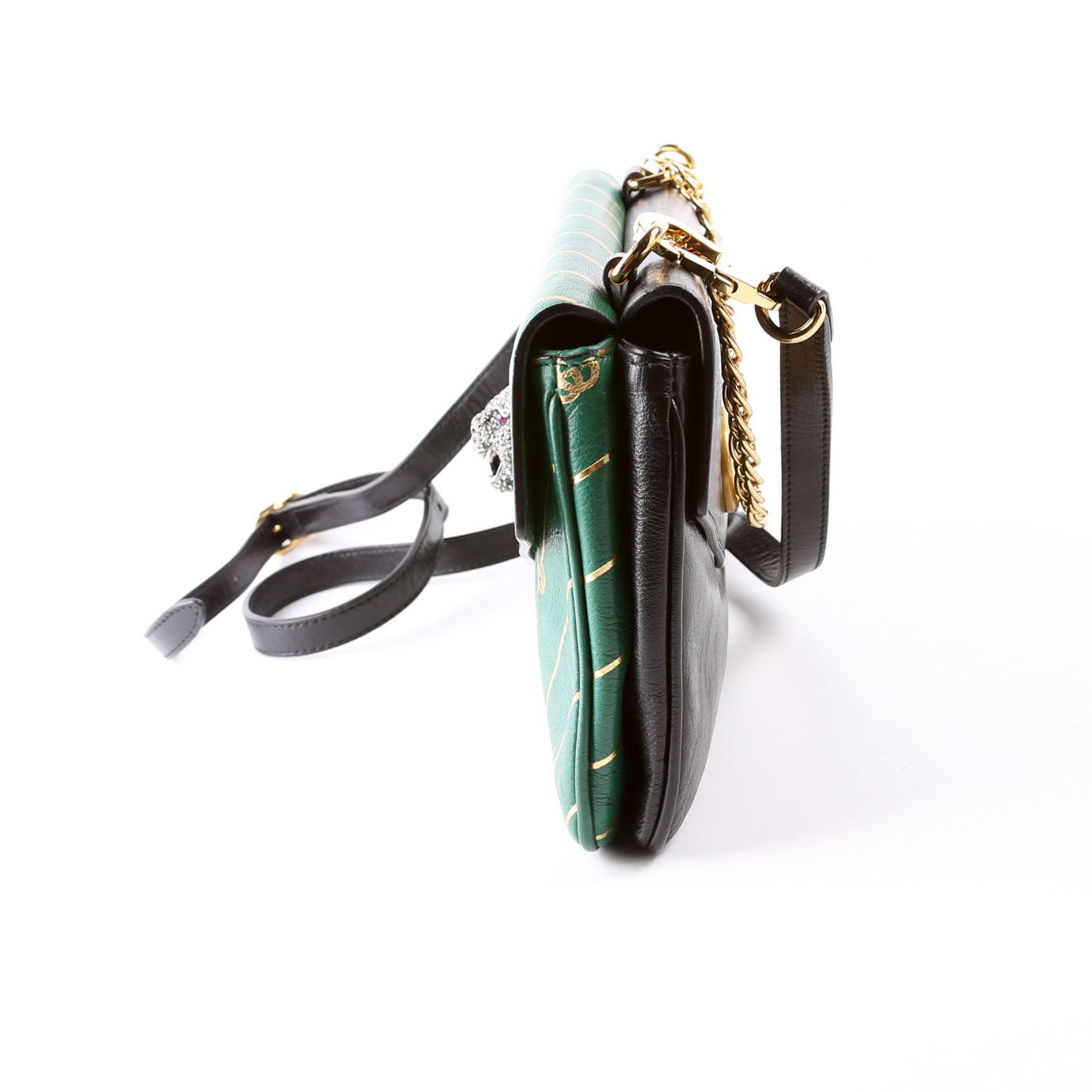 Gucci  Thiara Double Medium Shoulder Green/Black
