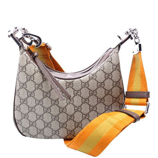 Gucci  GG Supreme Attache Small Shoulder Bag