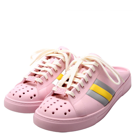 Gucci Rubber Ace Mules Size  Pink