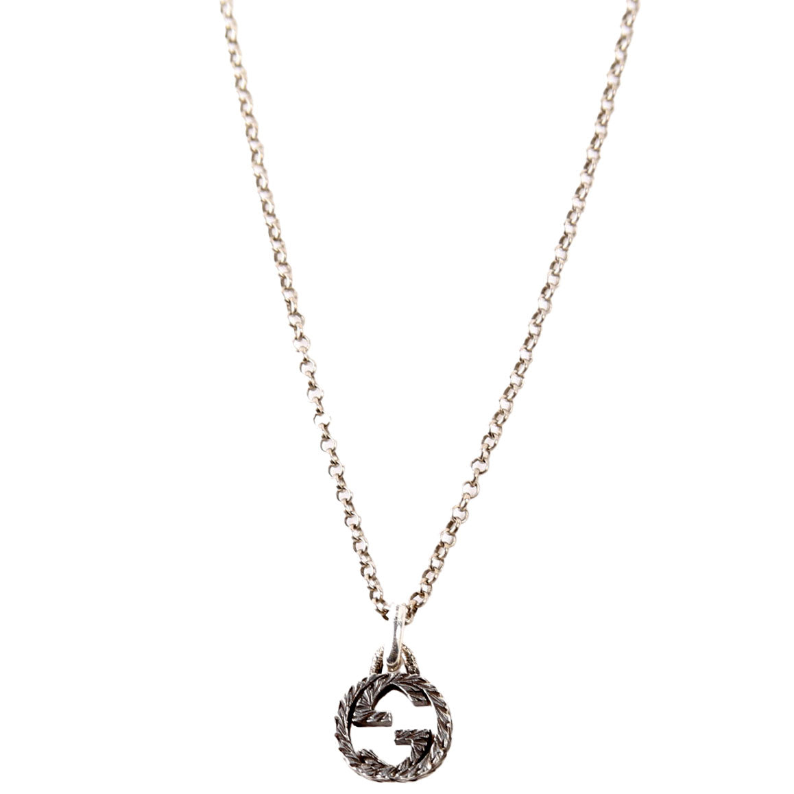 Gucci Necklace: Interlocking G Aged