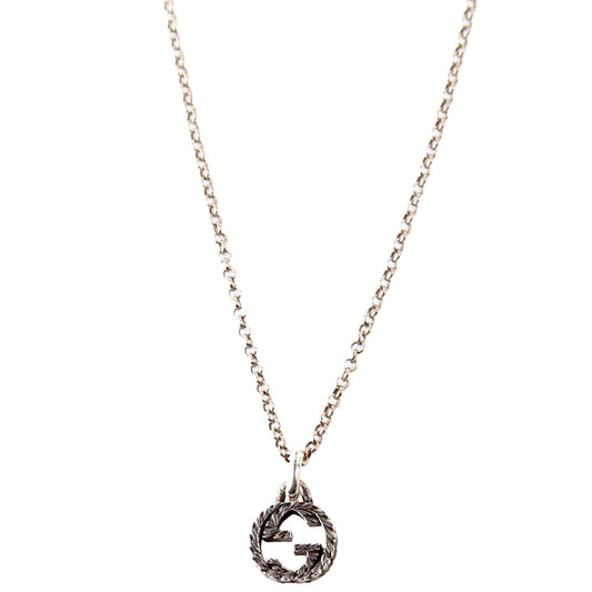 Gucci Necklace: Interlocking G Aged