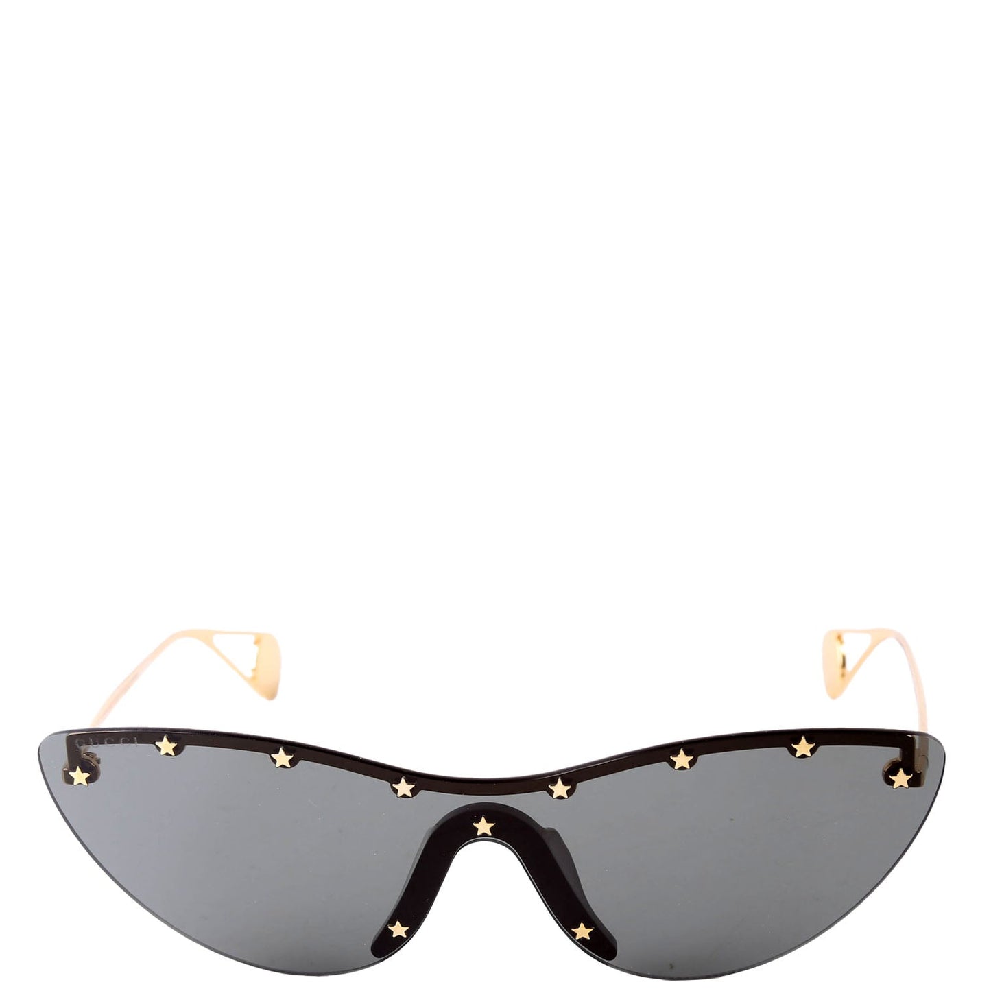 Gucci Sunglasses: GGS Rimless Star Studded Cat Eye