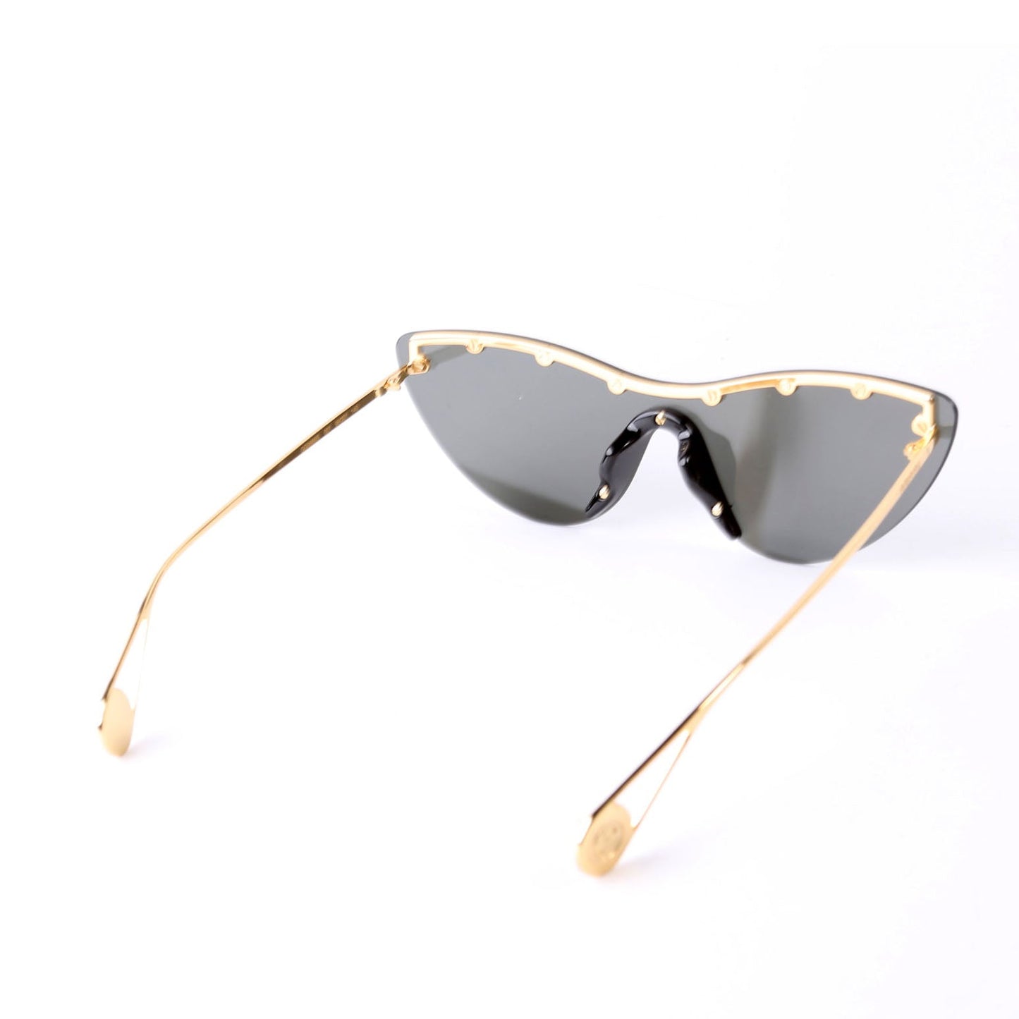 Gucci Sunglasses: GGS Rimless Star Studded Cat Eye