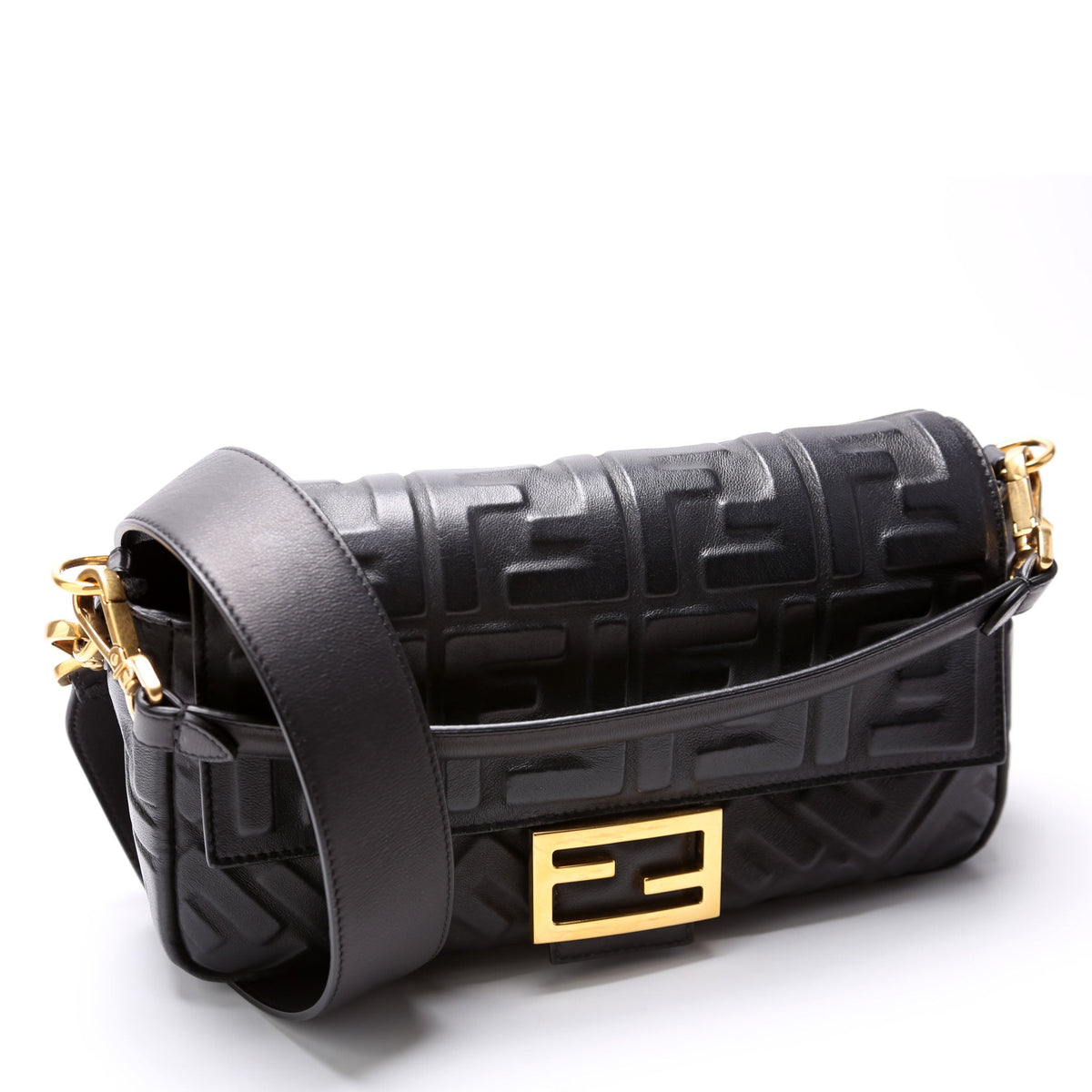 trade 8BR600 Baguette FF Embossed Nappa Black