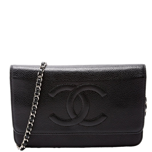 Wallet On Chain Timeless CC Caviar Black