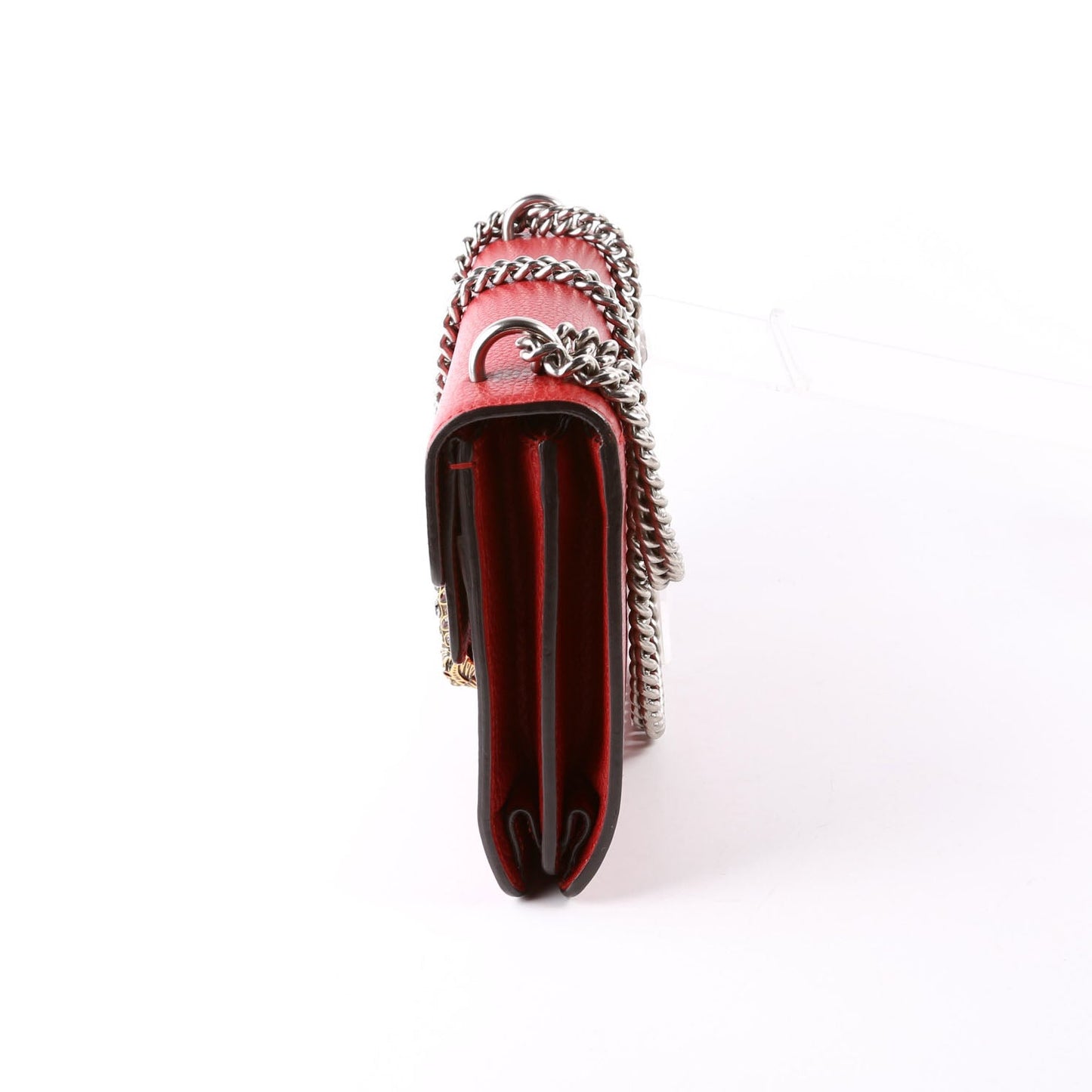 Gucci  Dionysus Leather Shoulder Small Red
