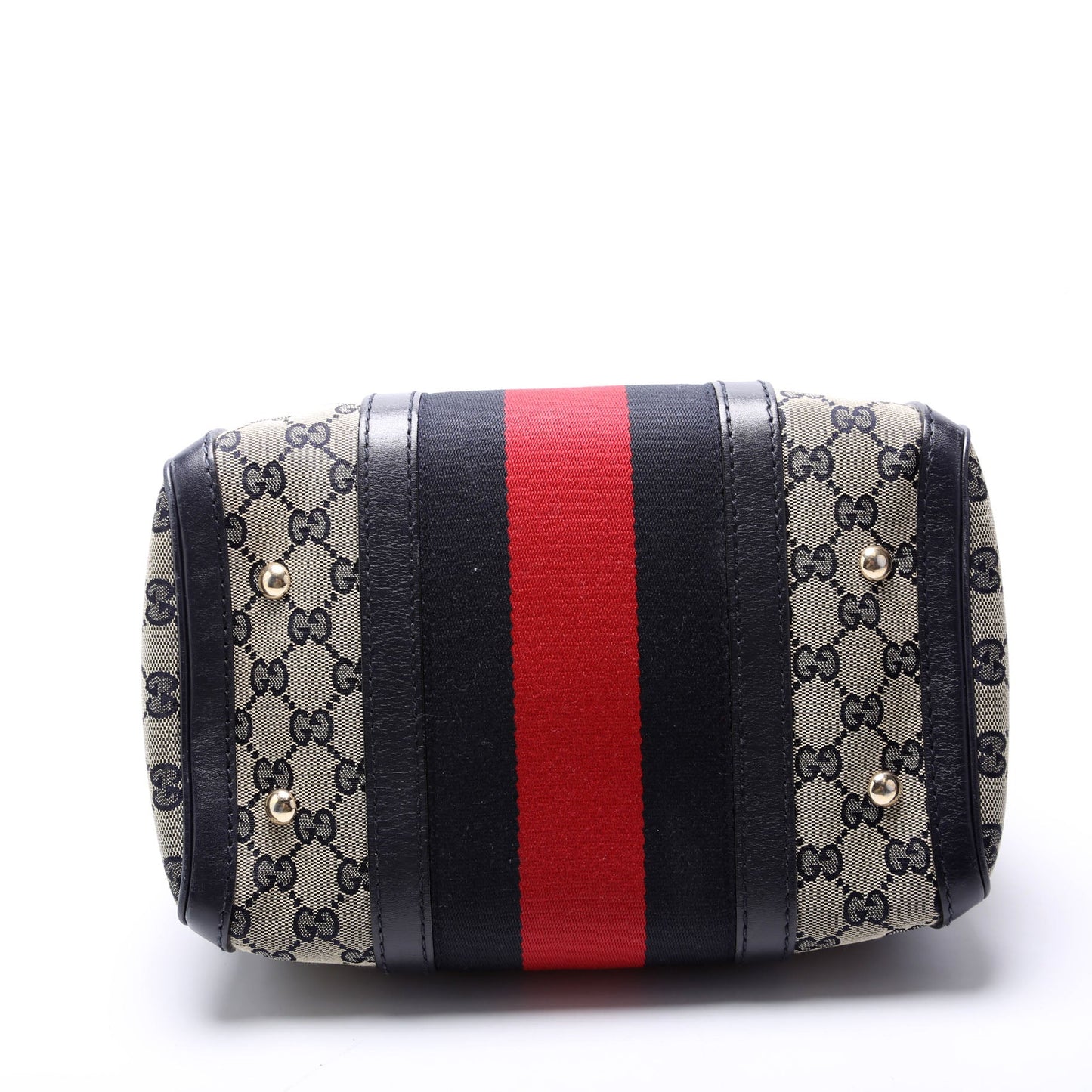 Gucci  GG Canvas Small Boston Navy