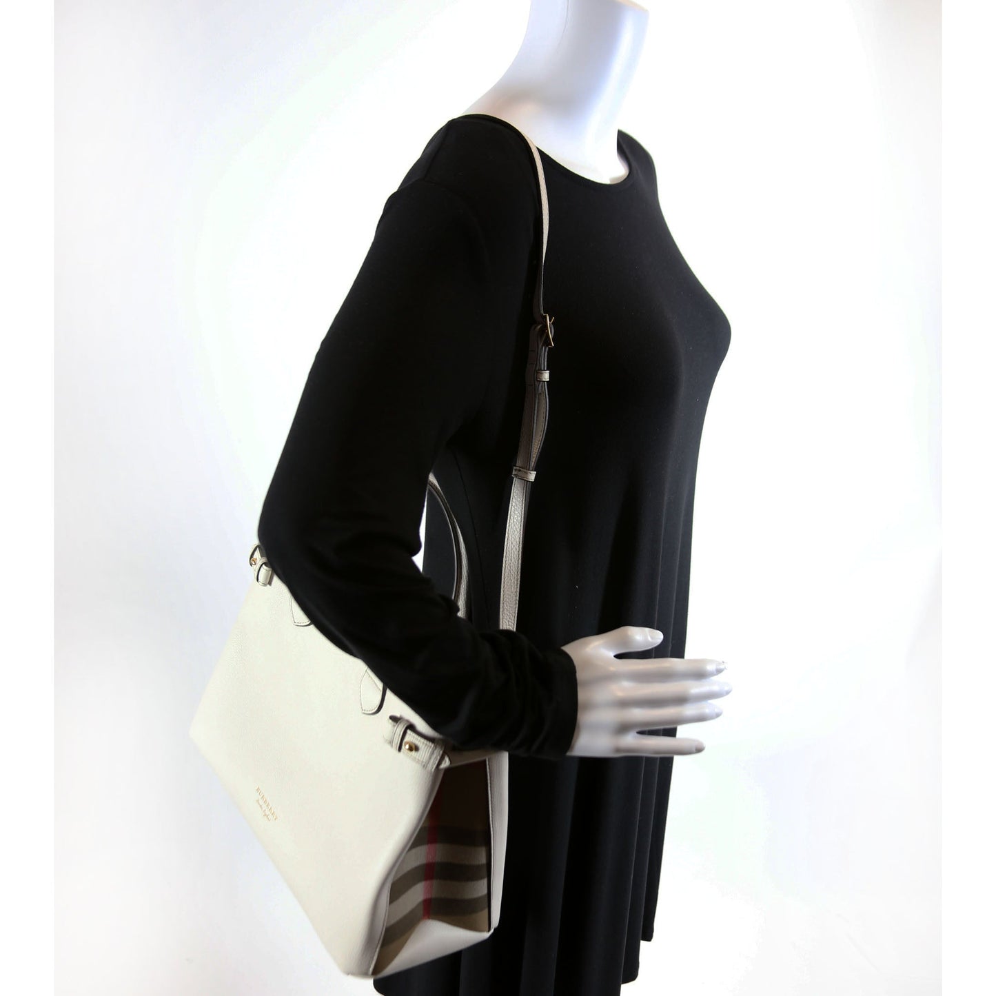 Banner Medium Tote White