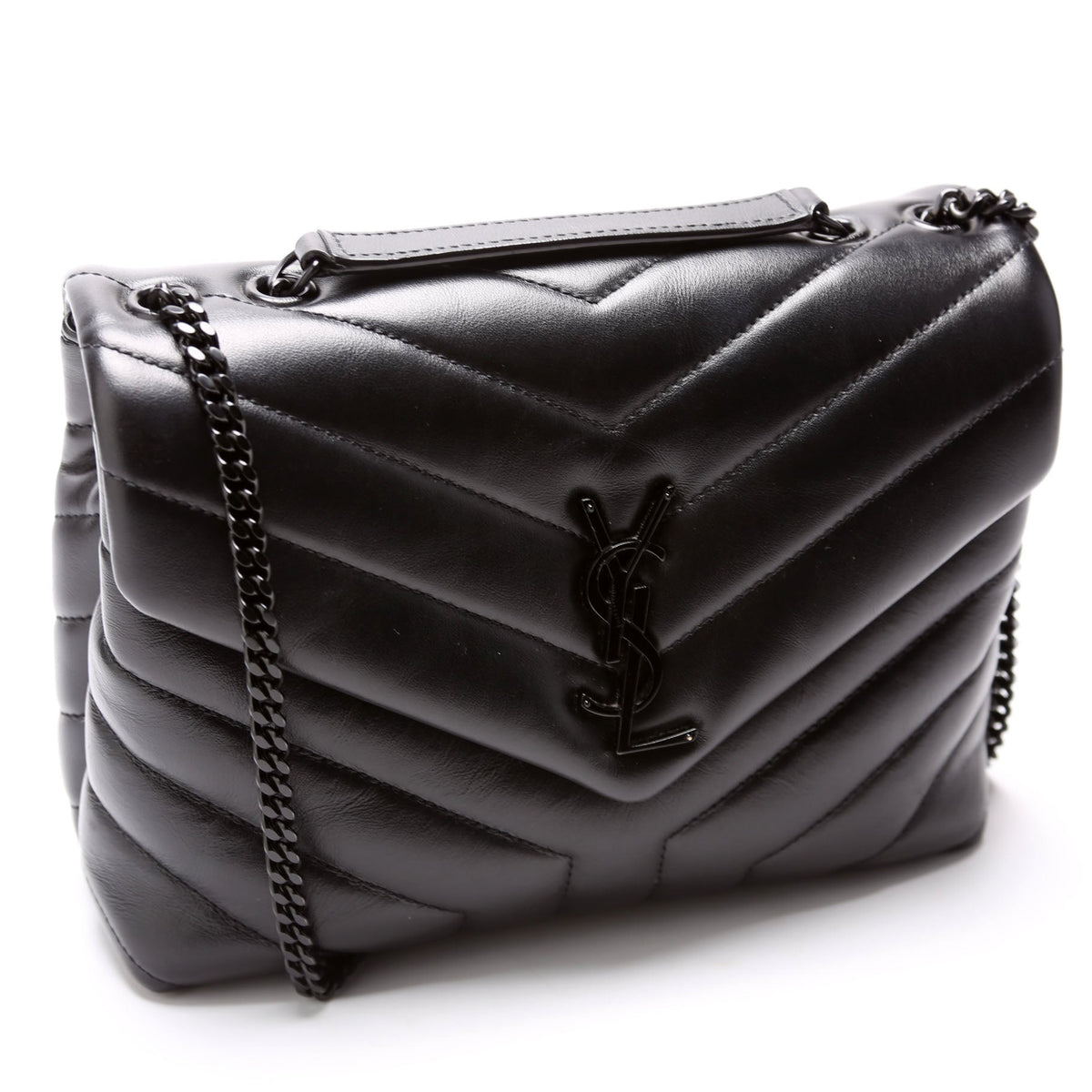 Loulou Satchel Small 494699 Black