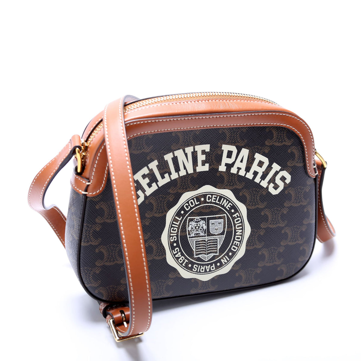 Triomphe Canvas Paris Small Camera Bag