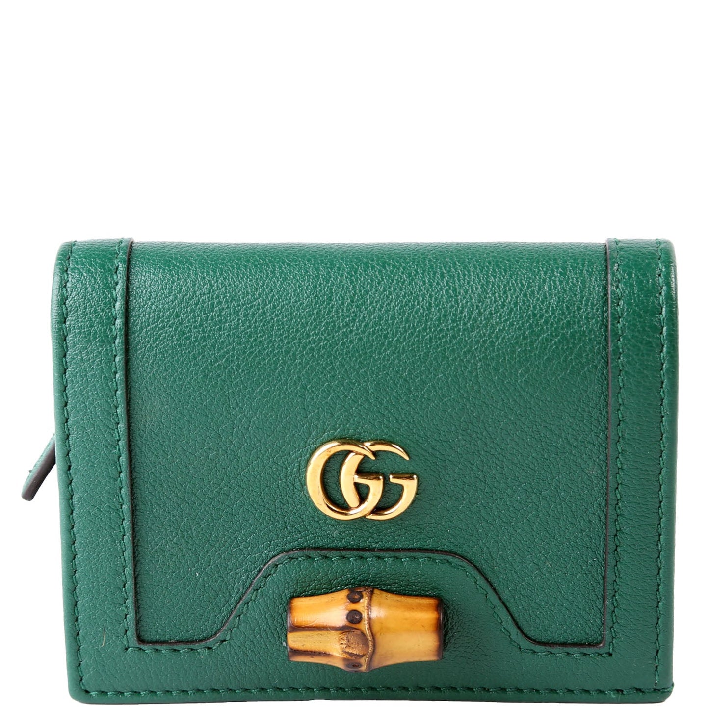 Gucci  Diana Card Case Wallet Green
