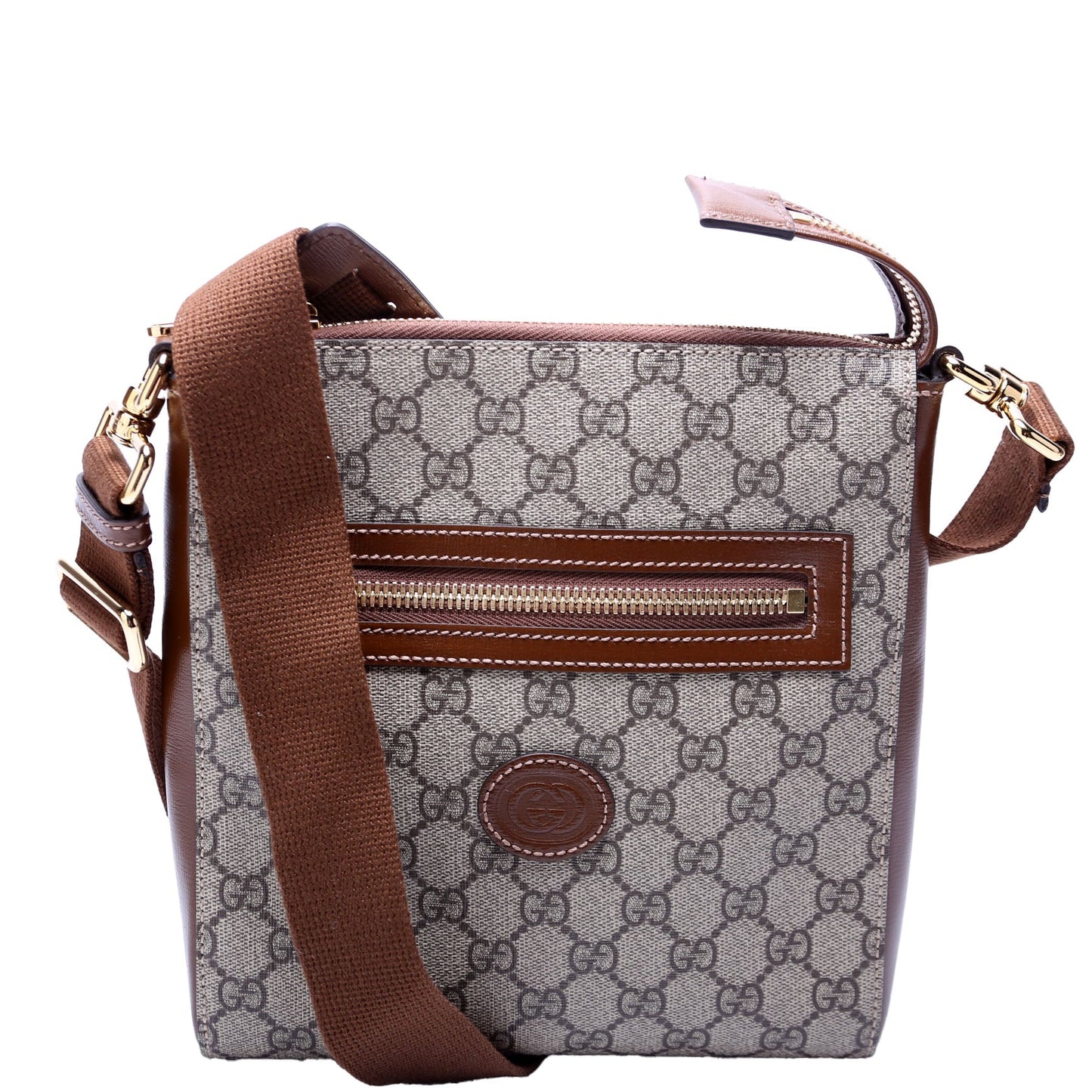 Gucci  GG Supreme Interlocking Messenger