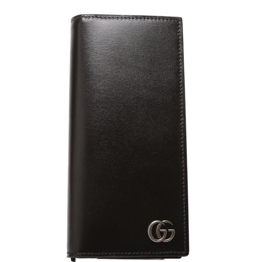 Gucci  Marmont Bi Fold Long Wallet Black