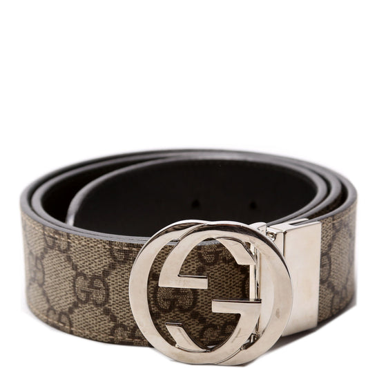 Gucci  GG Supreme Leather Reversible Size /