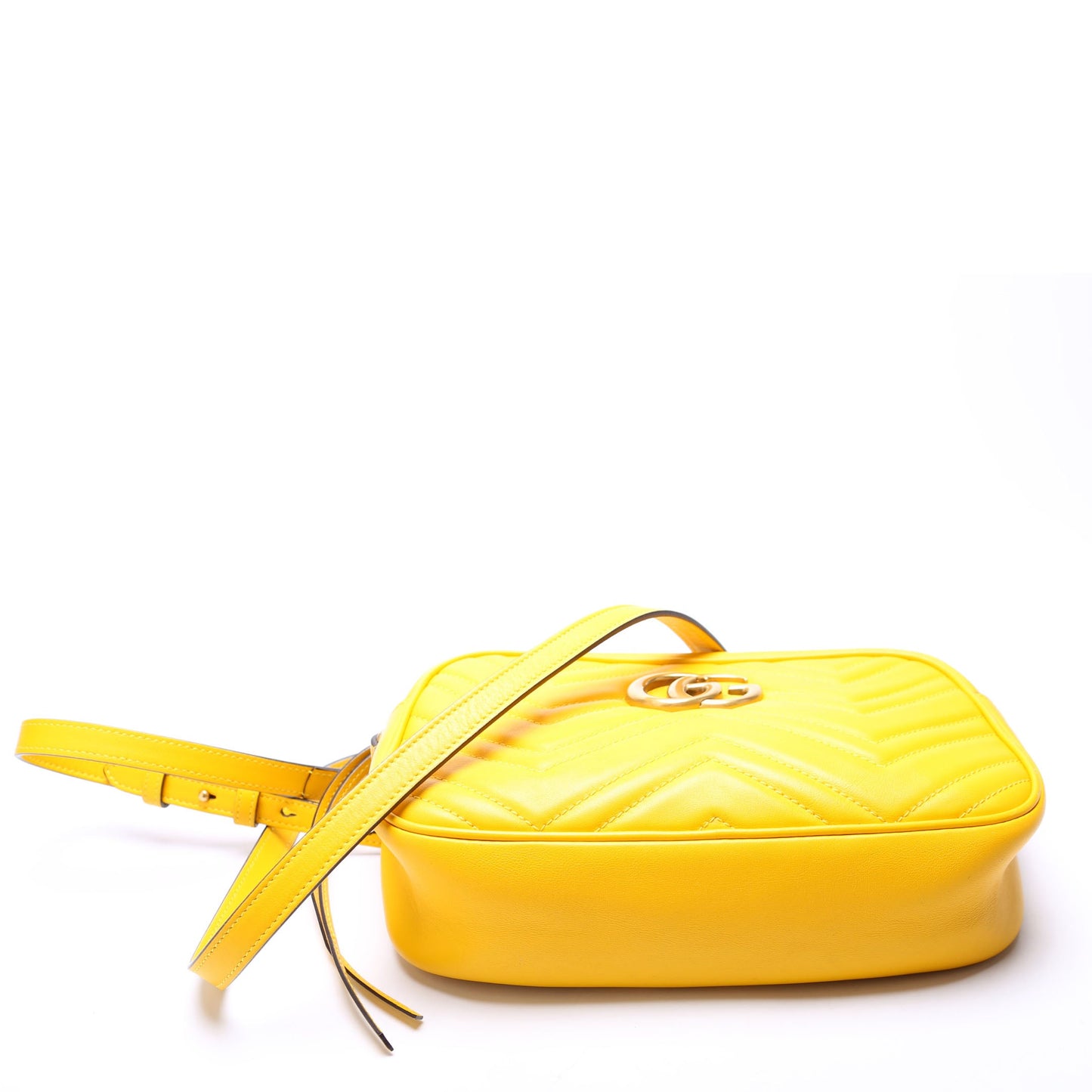Gucci  Marmont Small Leather Camera Yellow