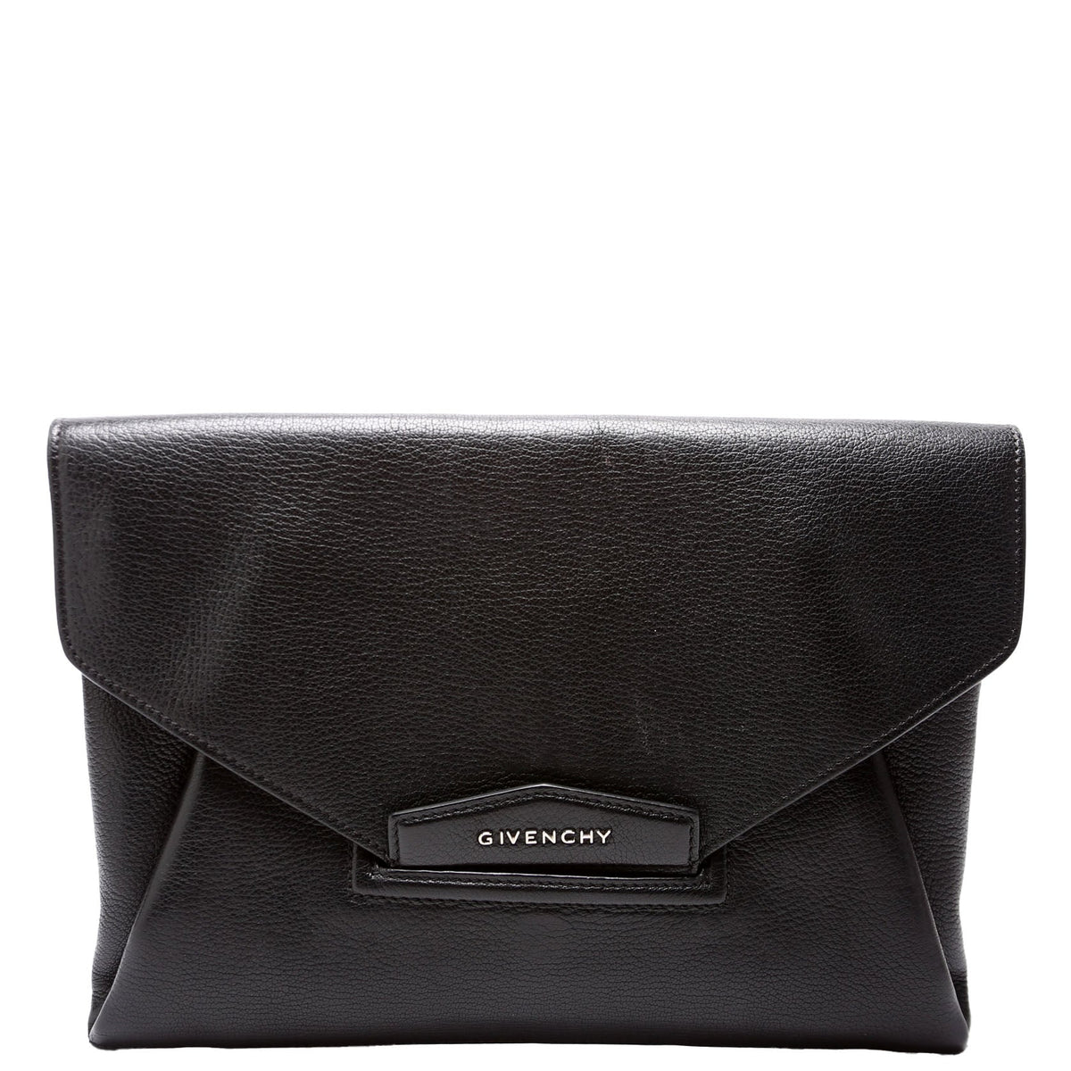 Antigona Goatskin Clutch Medium Black