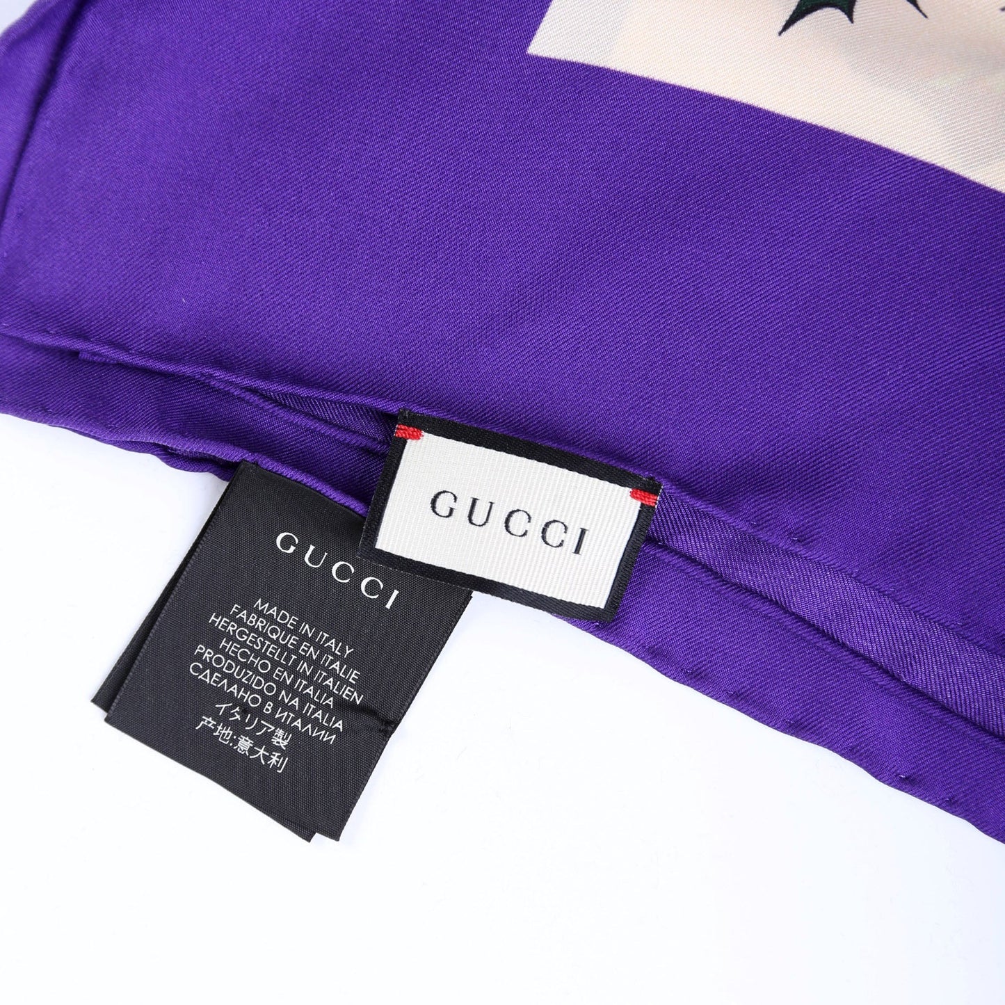 Gucci Flora Tiger Silk Scarf cm Multicolor