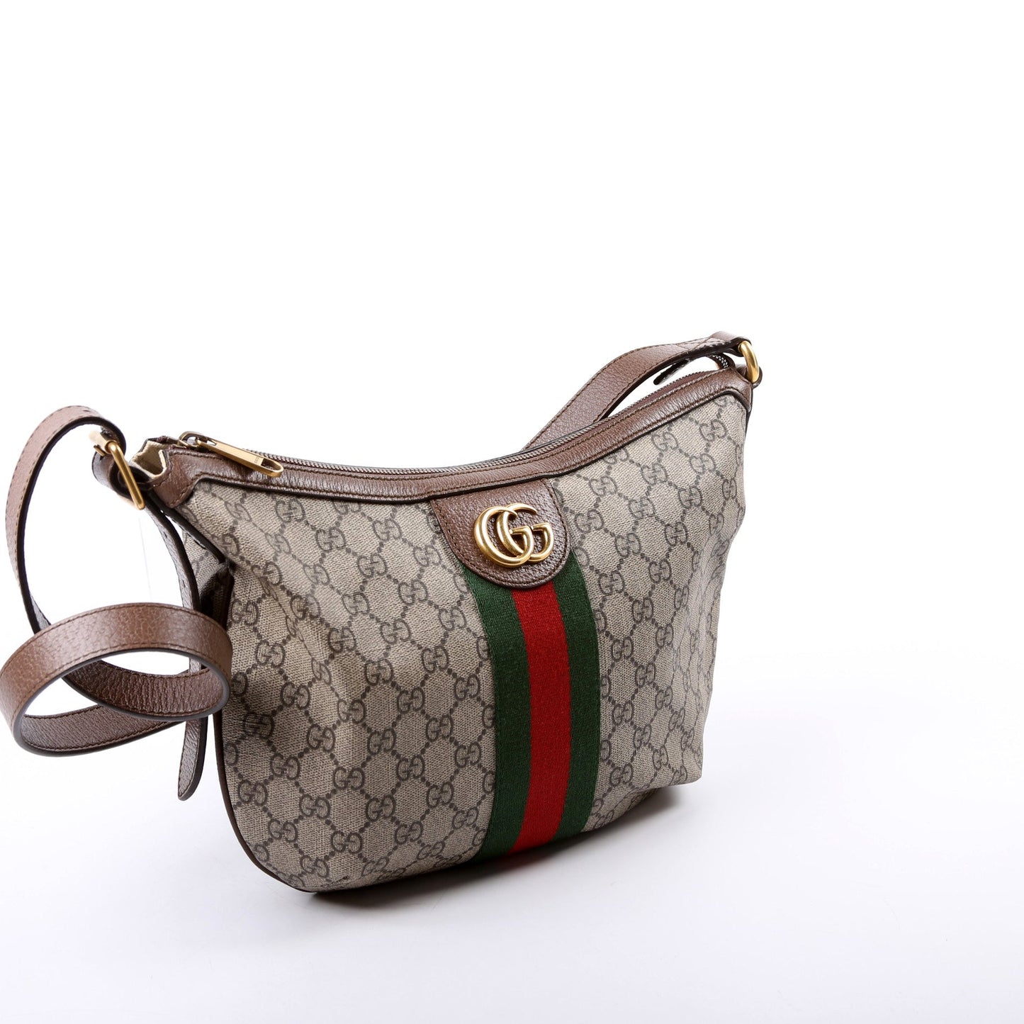 Gucci  Ophidia GG Supreme Small Shoulder Bag Brown