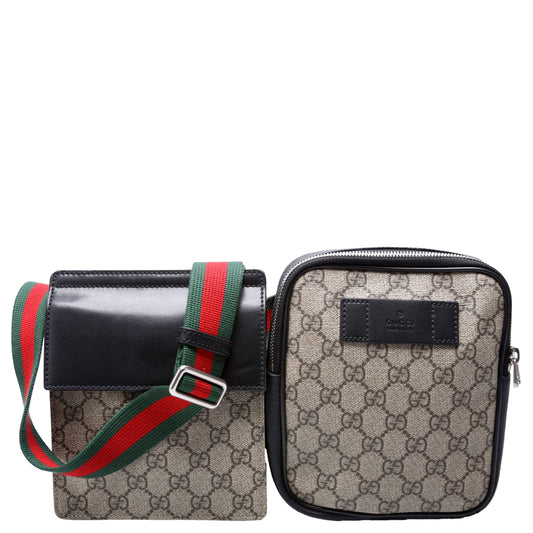 Gucci  GG Supreme Belt Bag Black