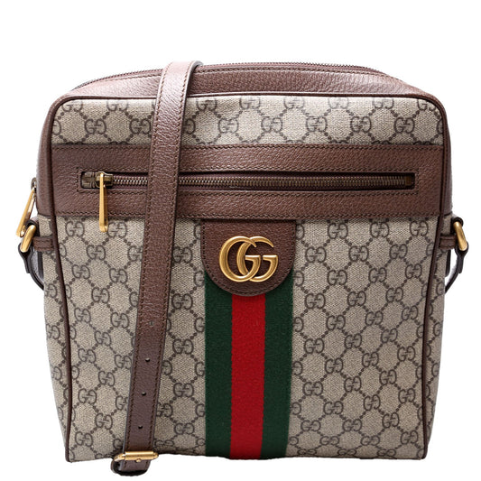 Gucci  Ophidia Messenger Medium Brown