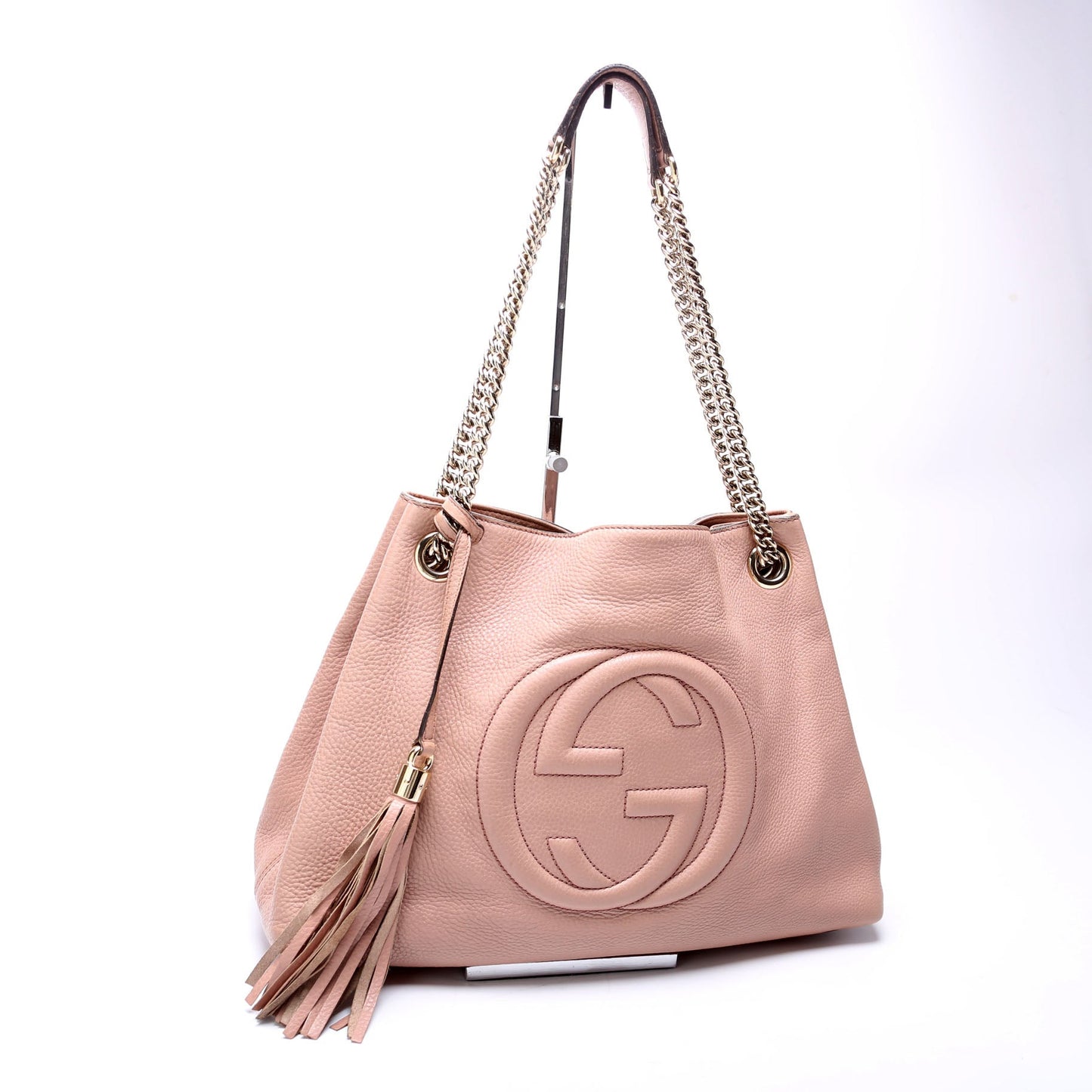 Gucci  Soho Leather Shoulder Medium Tan