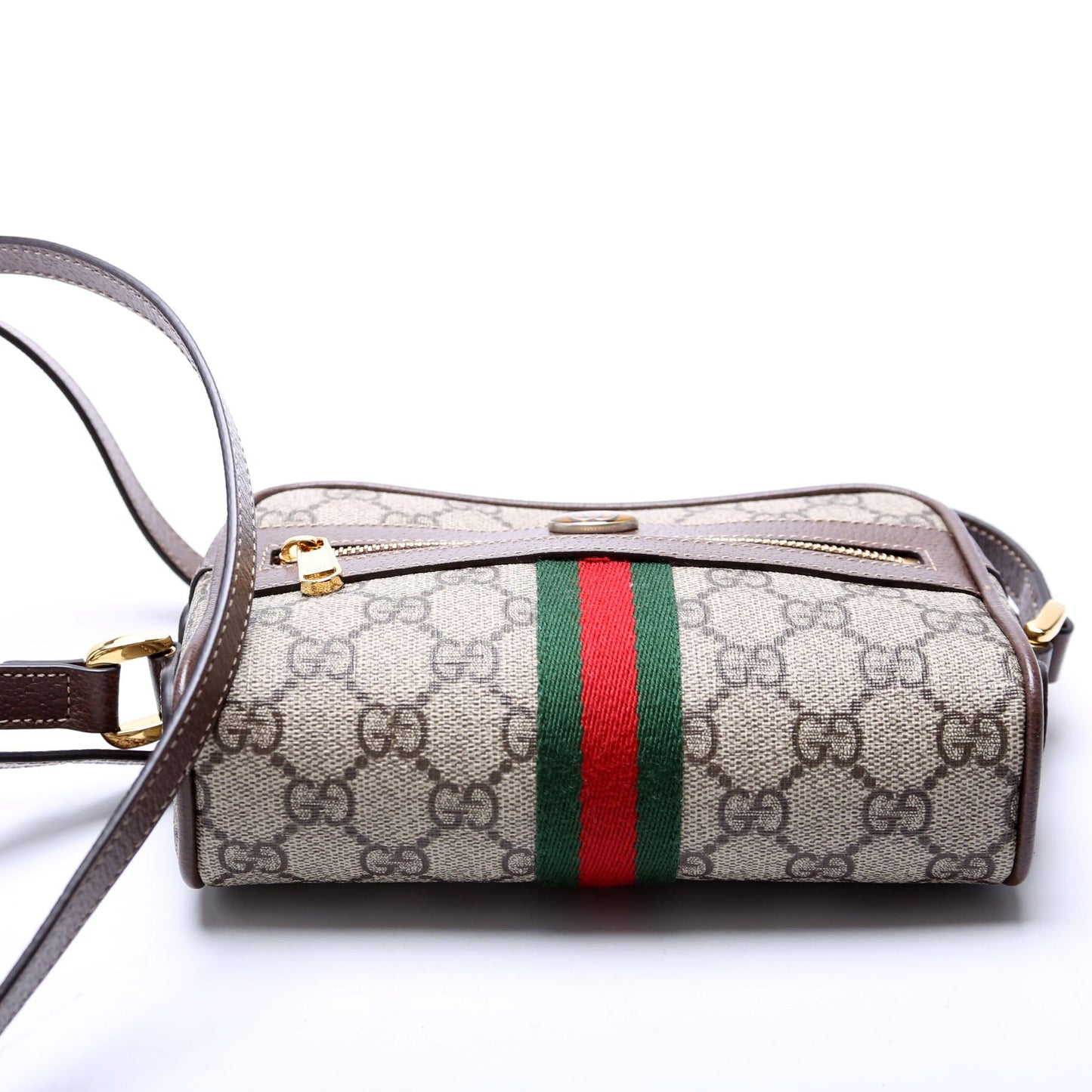Gucci  Ophidia Small Shoulder Bag Brown