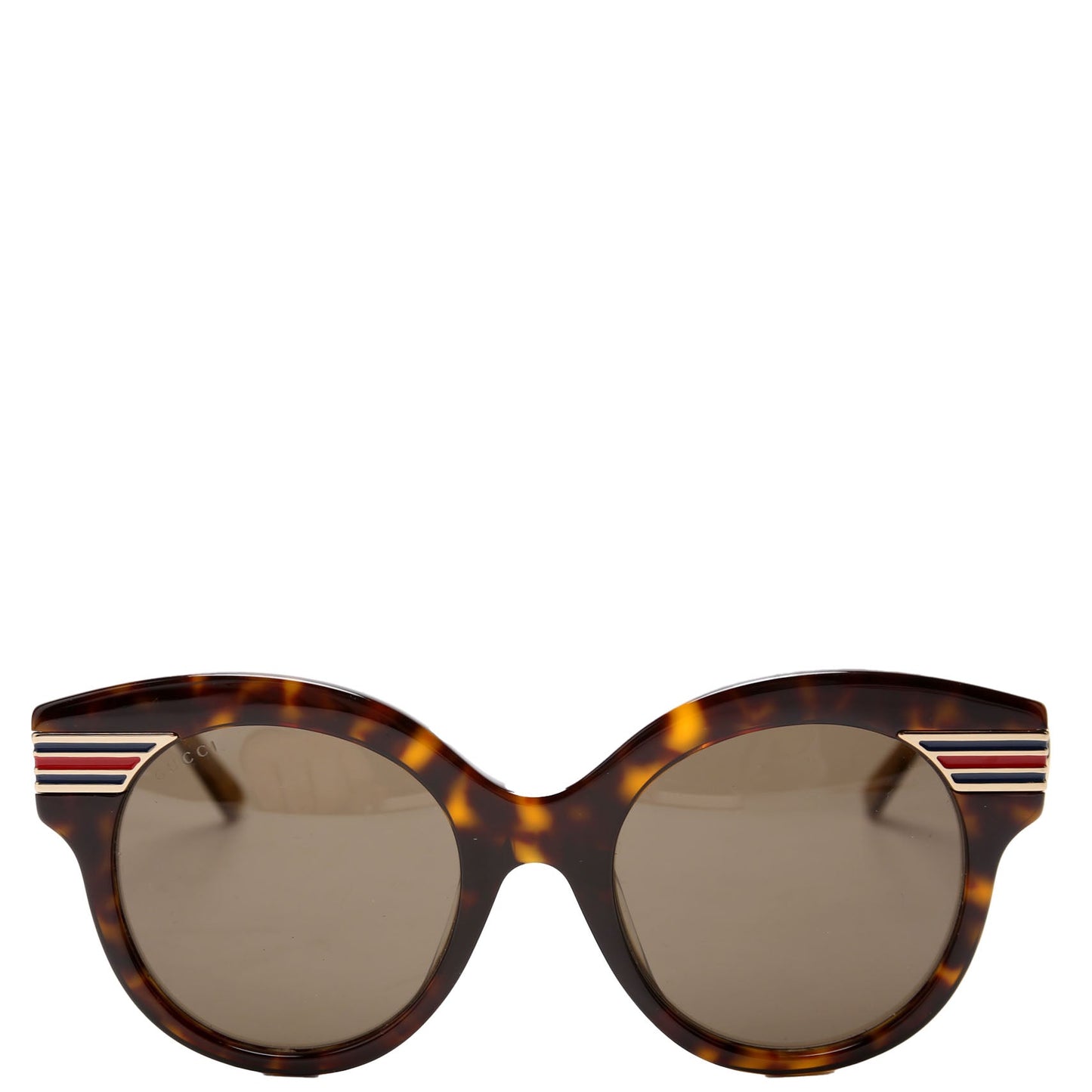 Gucci GGSA Web-Stripe Sunglasses Brown